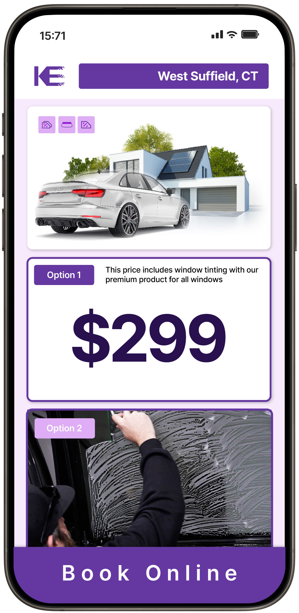 View Competitive Tesla Window Tinting Rates in Meriden, Connecticut