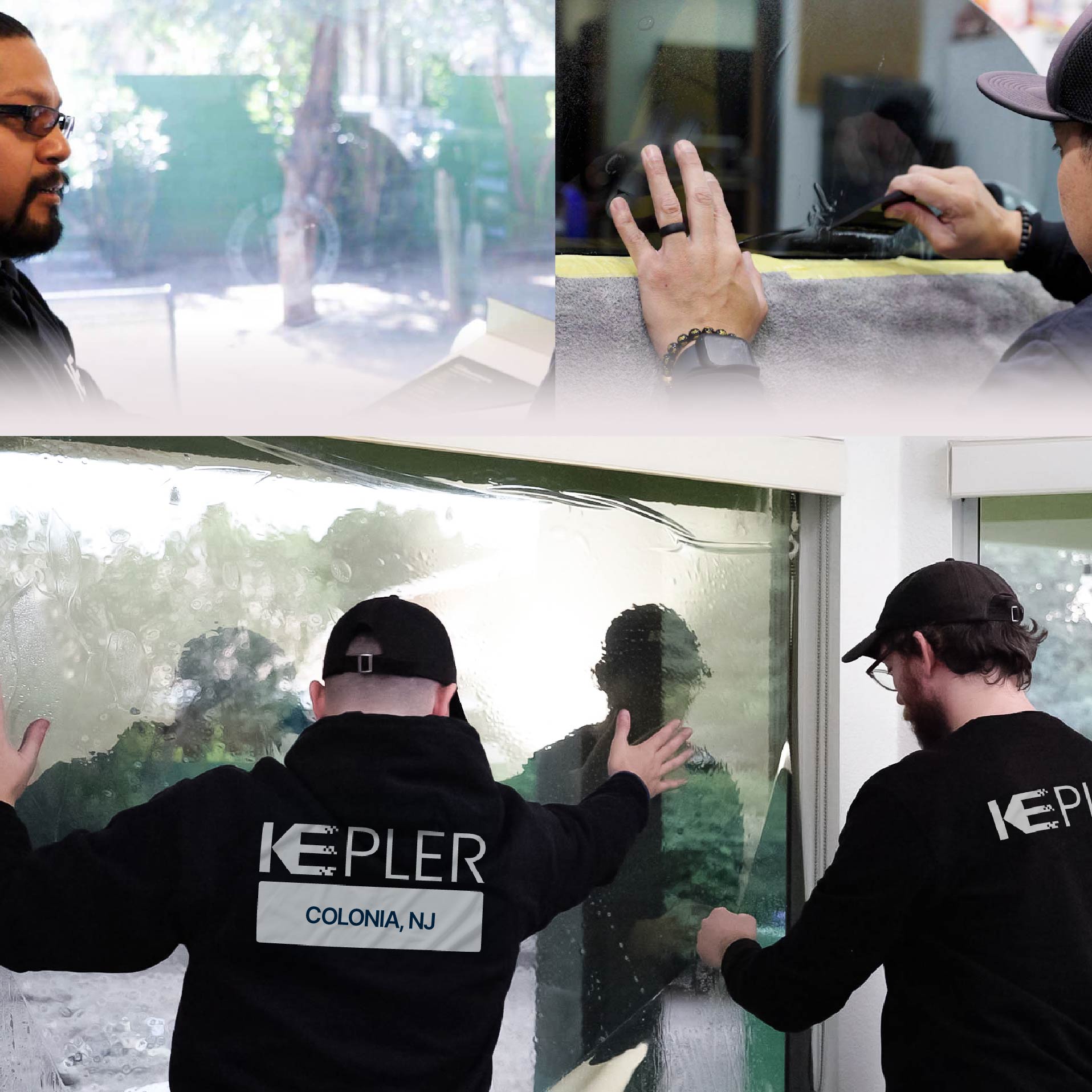Kepler Specialist Performing Commercial Window Tinting in Colonia Colonia