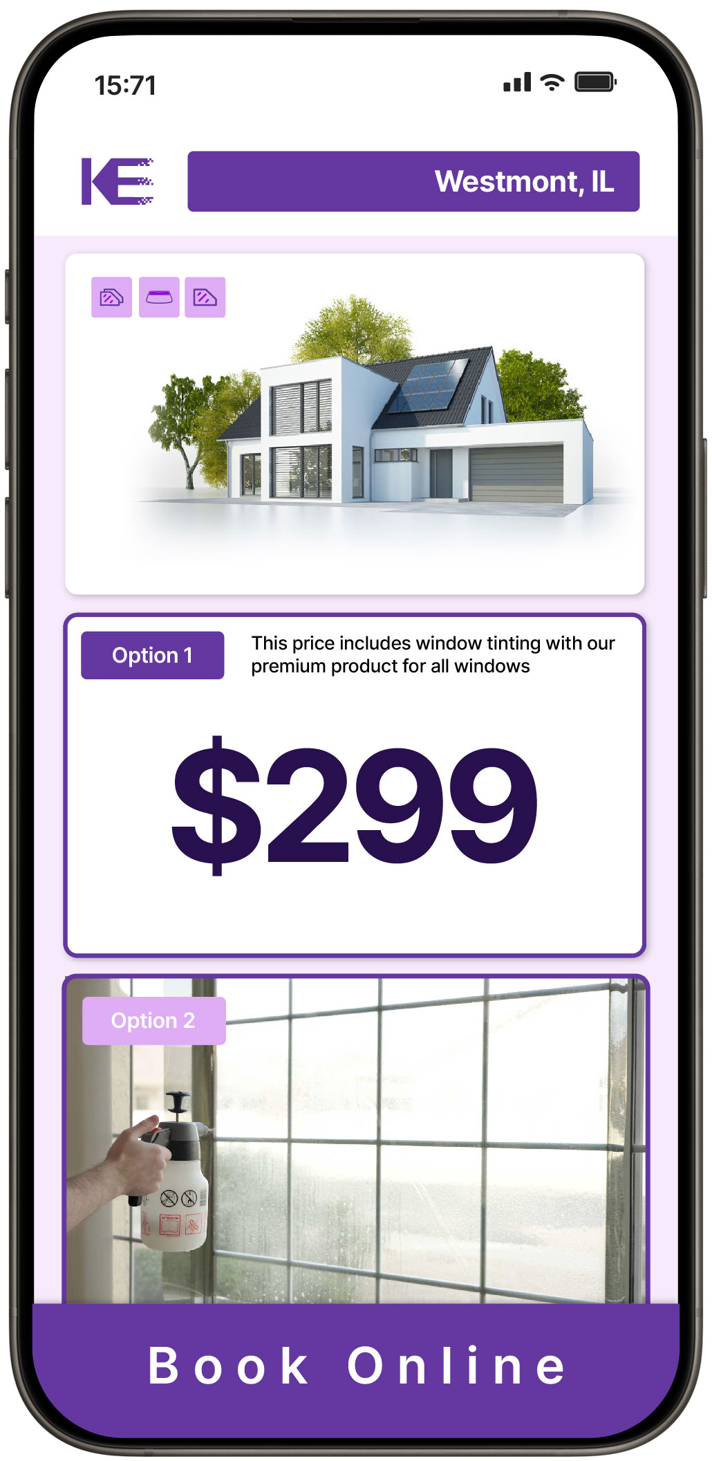 View Competitive Home Window Tinting Prices in Westmont, Illinois