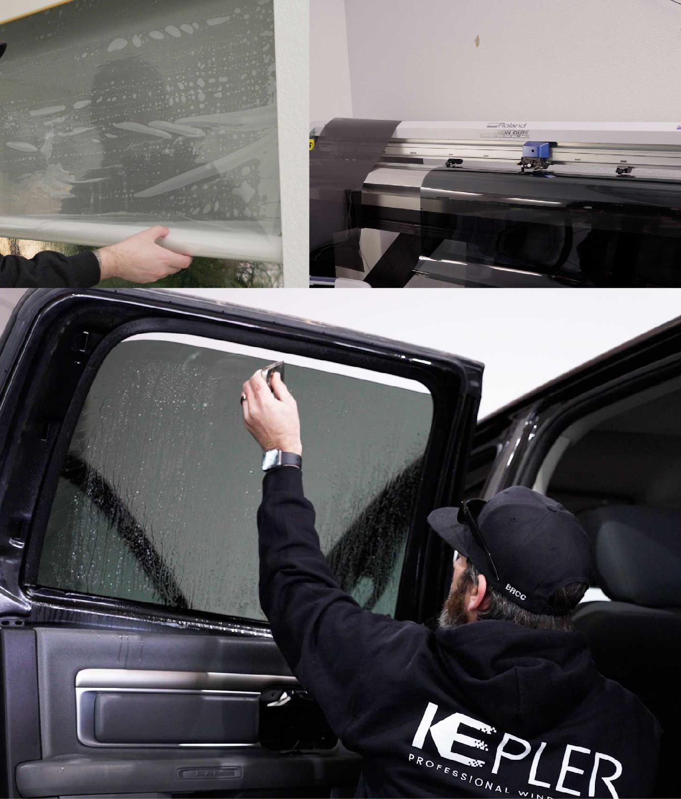 Kepler Window Tinting Specialists at Work in Waynesboro, Virginia