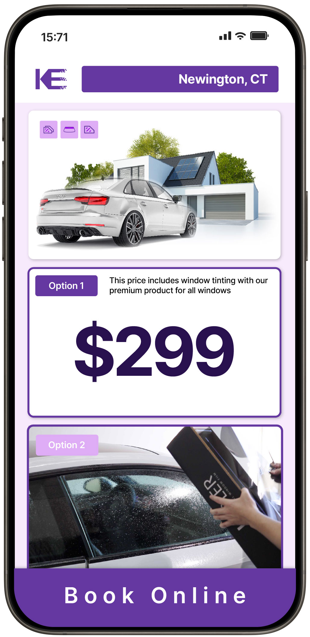 View Affordable Tesla Window Tinting Costs in Brookfield, Connecticut