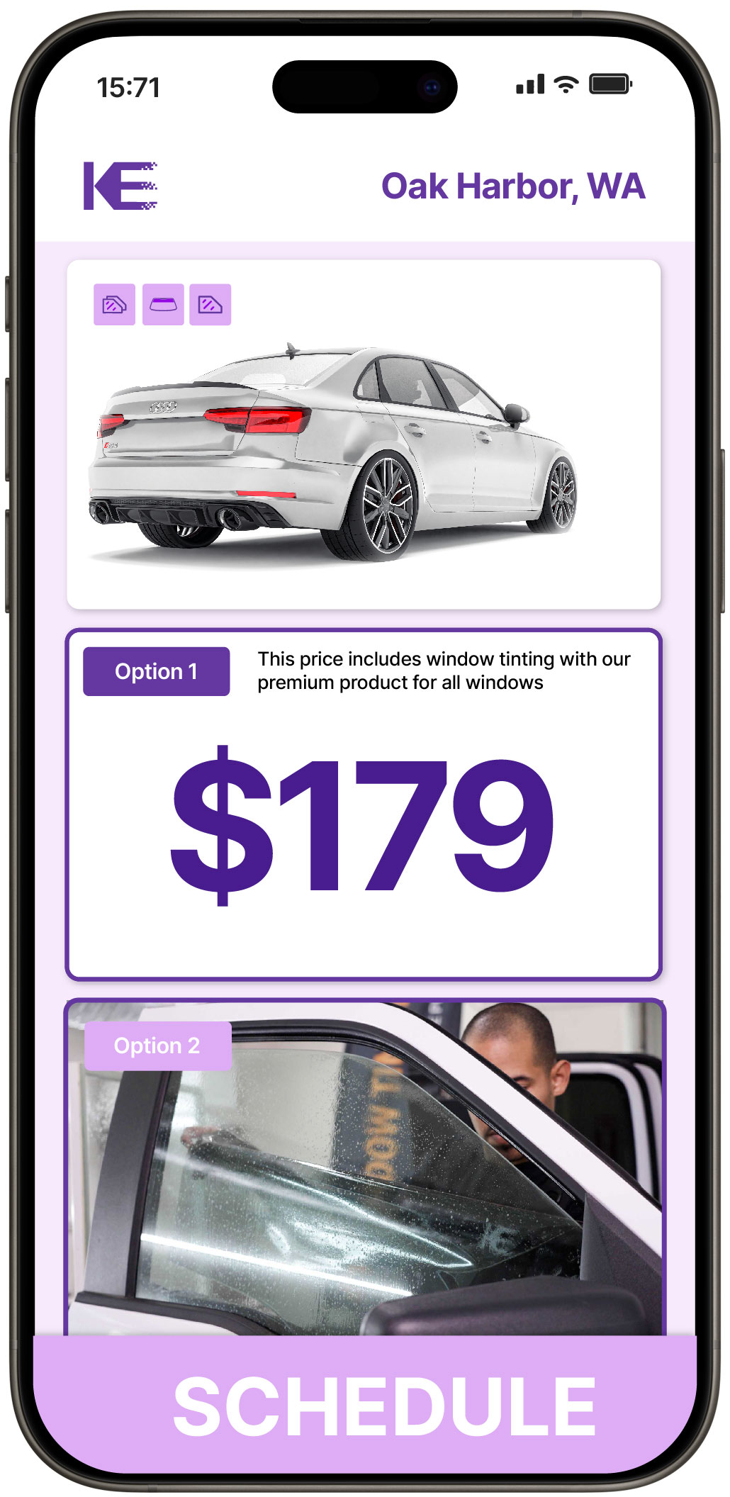 View Reasonable Car Window Tinting Costs in Oak Harbor, Washington