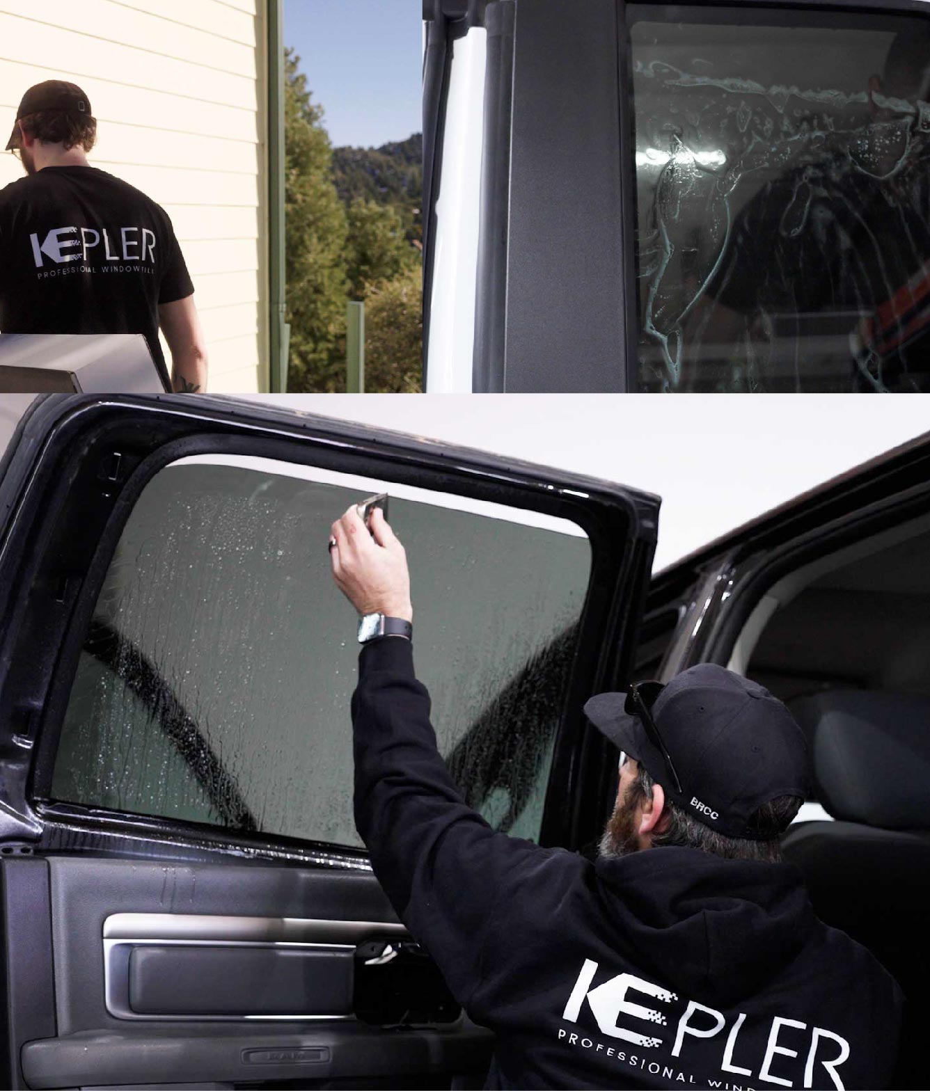 Kepler Window Tinting Specialists at Work in Palm Bay, Florida