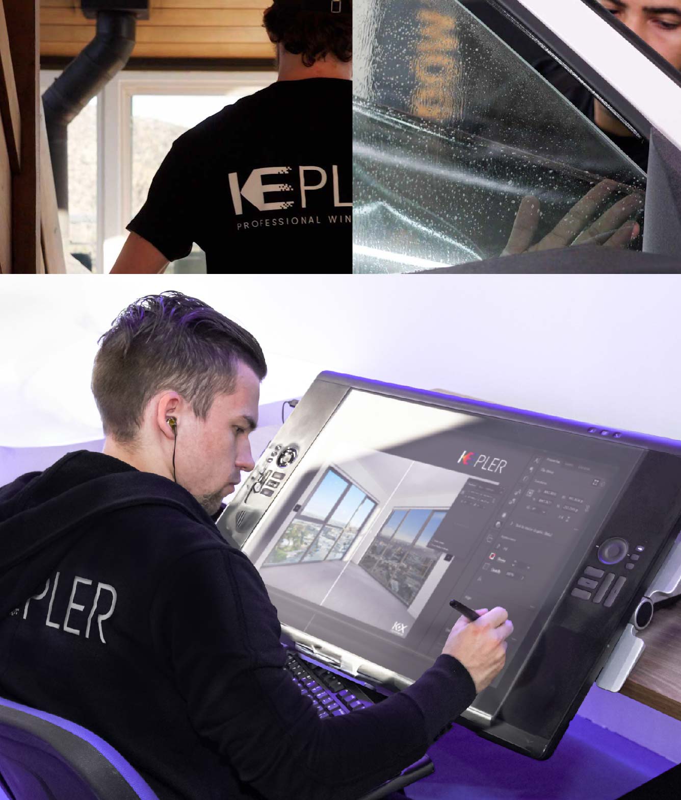 Kepler Specialist Performing Commercial Window Tinting in Encinitas Encinitas