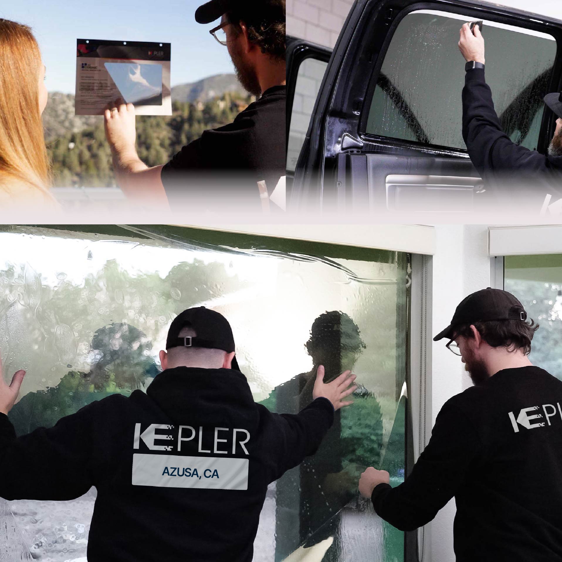 Kepler Specialist Performing Commercial Window Tinting in Azusa Azusa