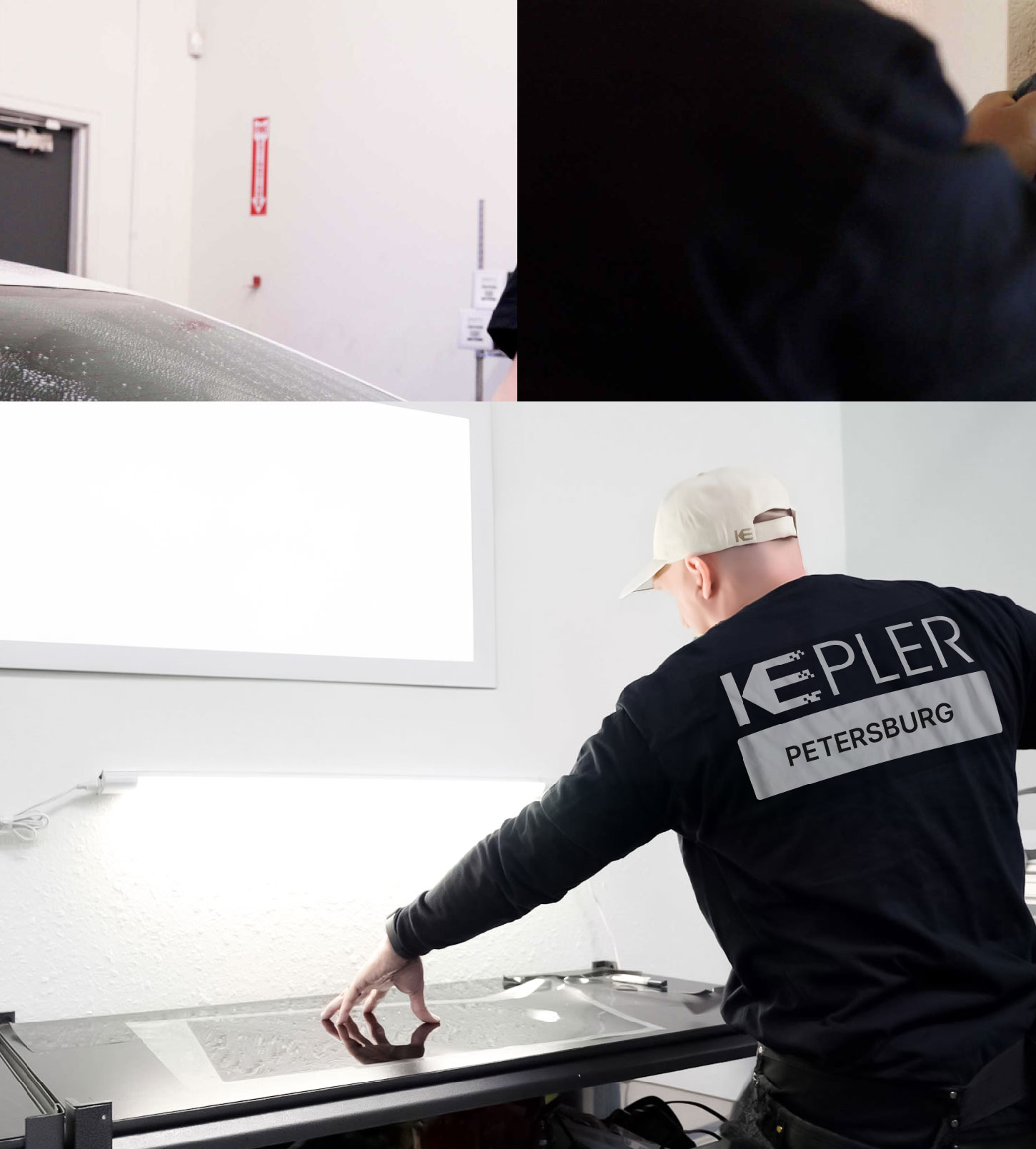 Window Tinting Specialist Cutting Film in Petersburg, Virginia