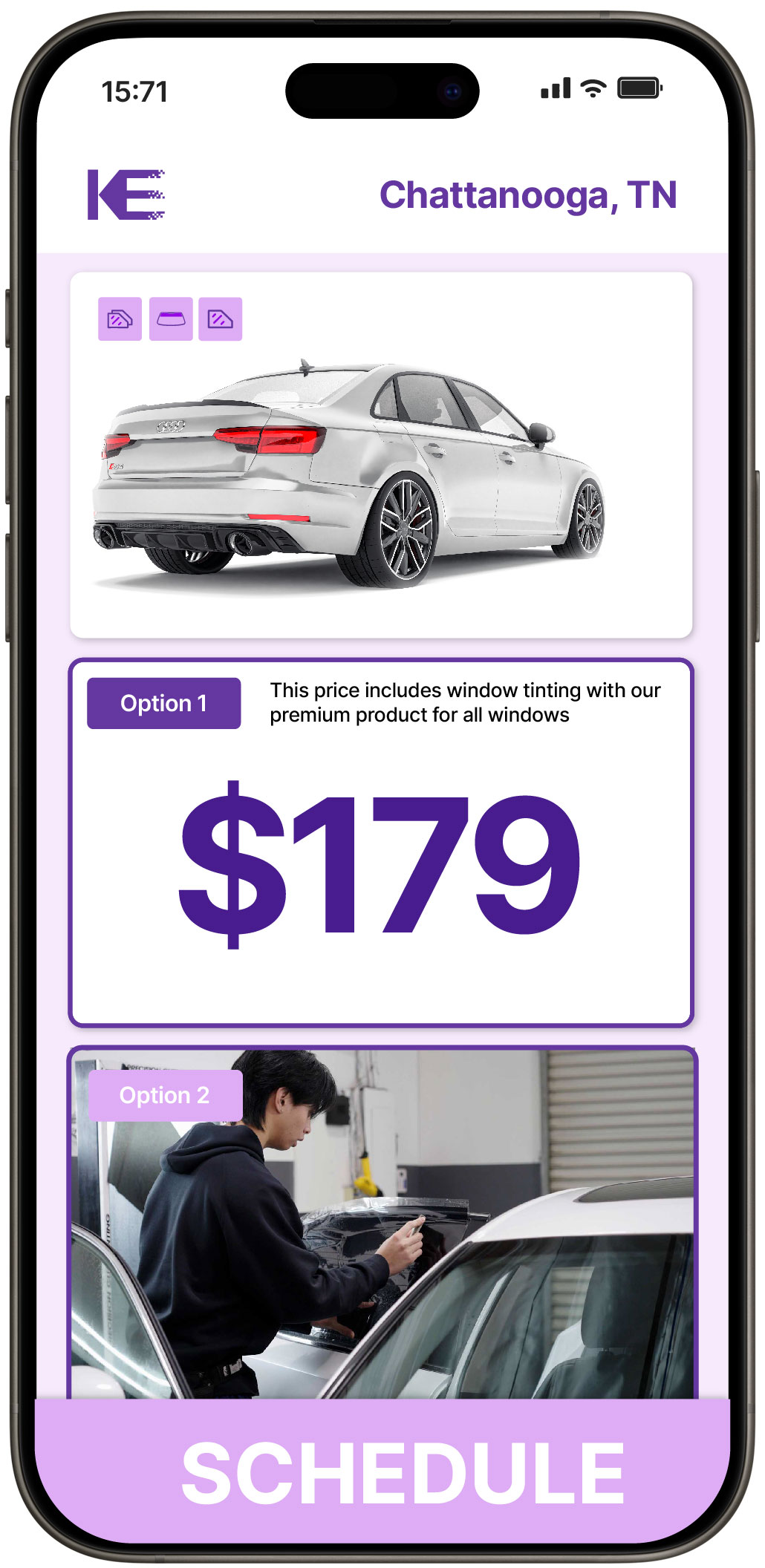 View Affordable Car Window Tinting Rates in Chattanooga, Tennessee