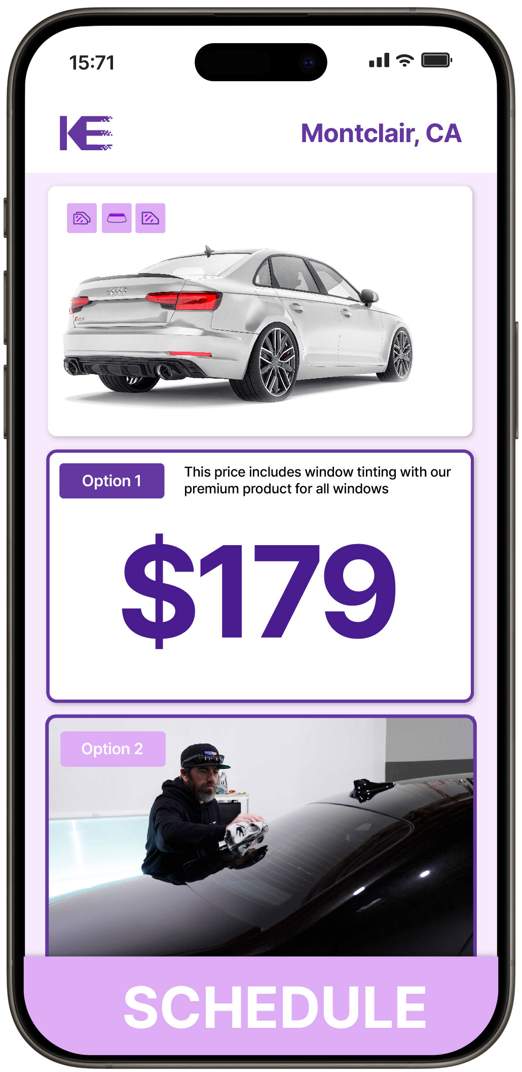 View Affordable Car Window Tinting Rates in Montclair, California