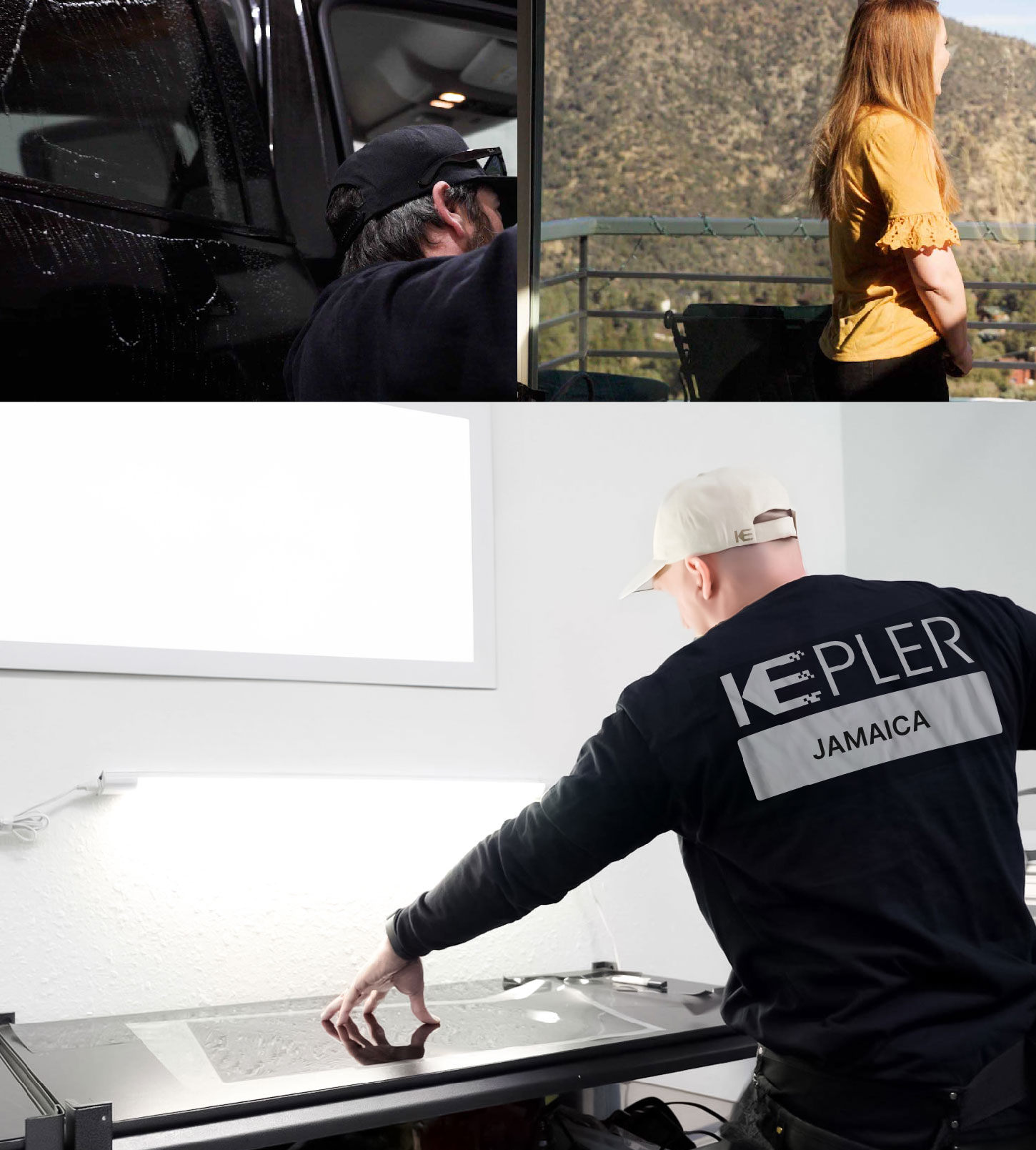 Window Tinting Specialist Cutting Film in Jamaica, New York