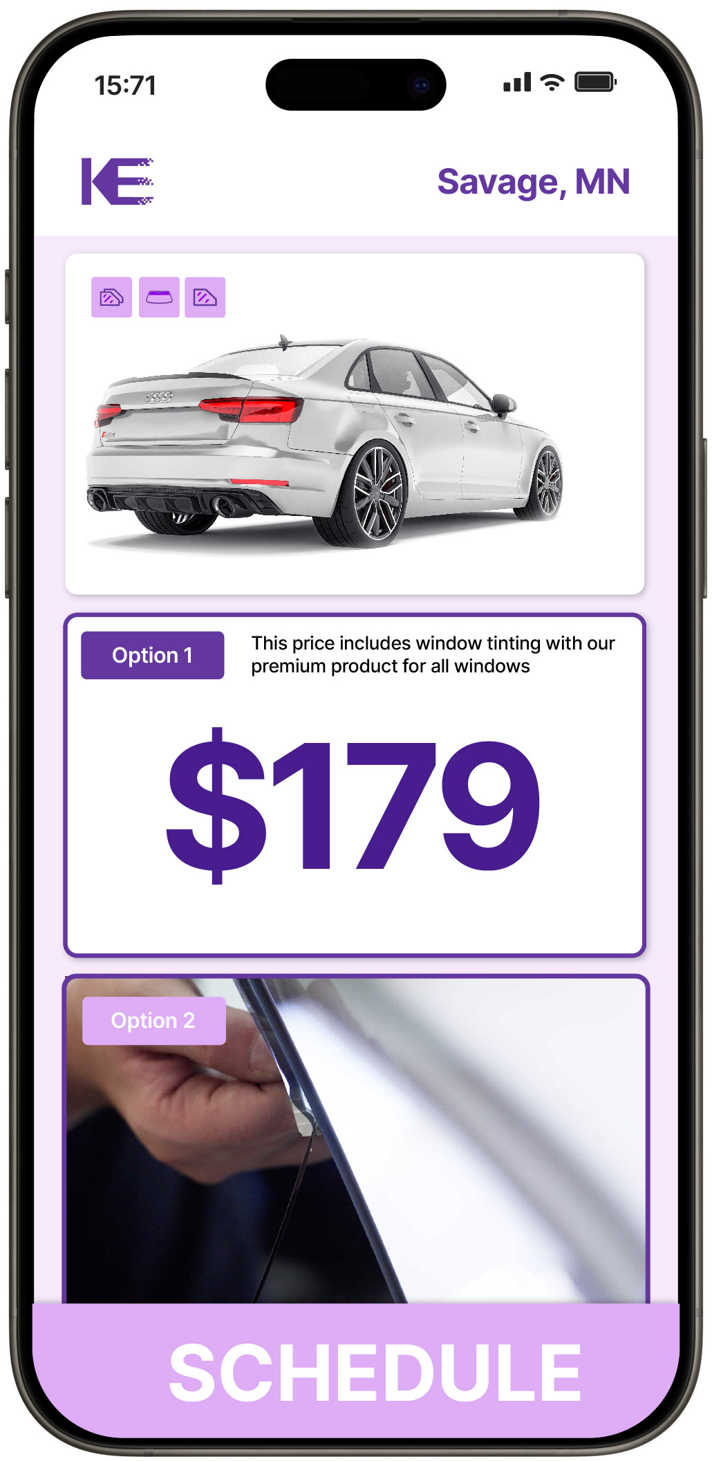 View Reasonable Car Window Tinting Prices in Savage, Minnesota