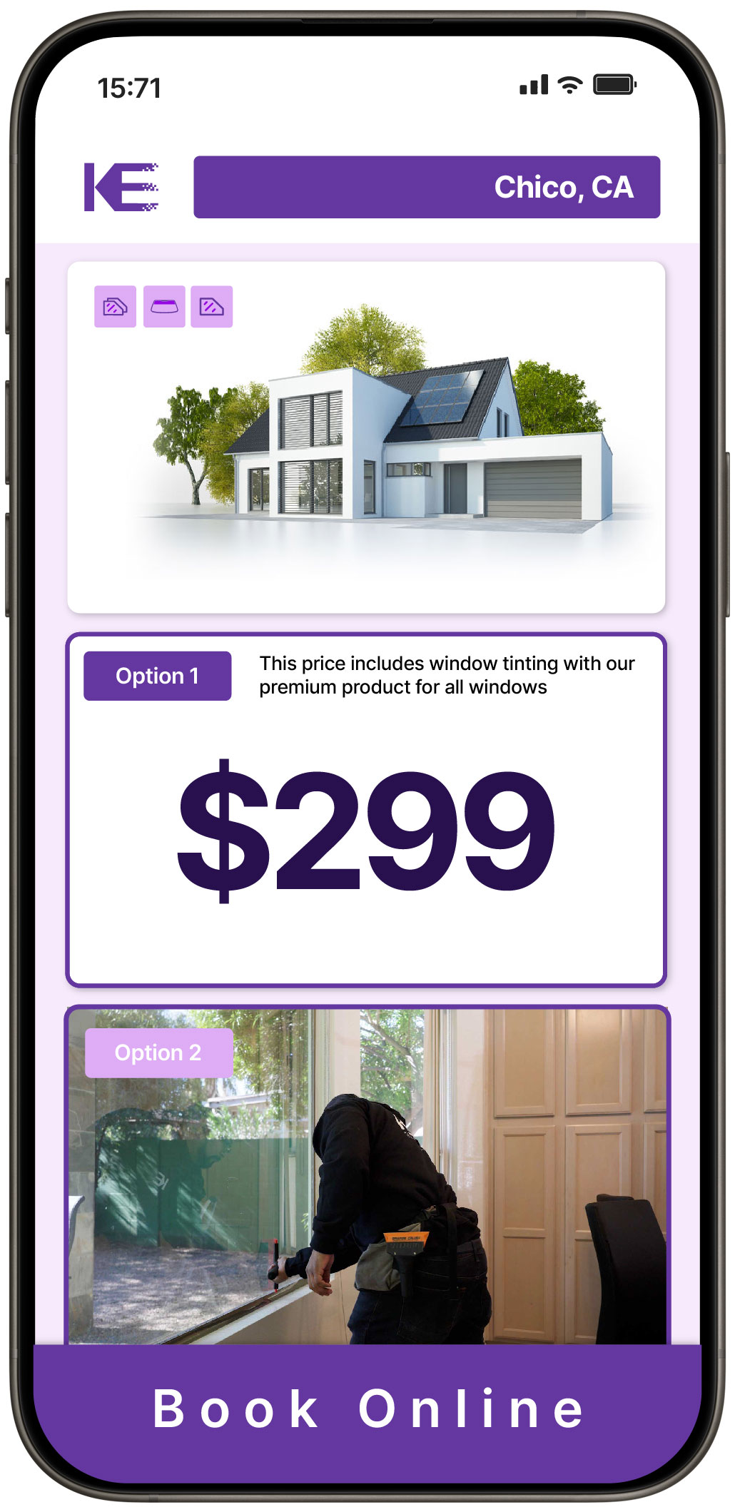 View Reasonable Home Window Tinting Rates in Chico, California