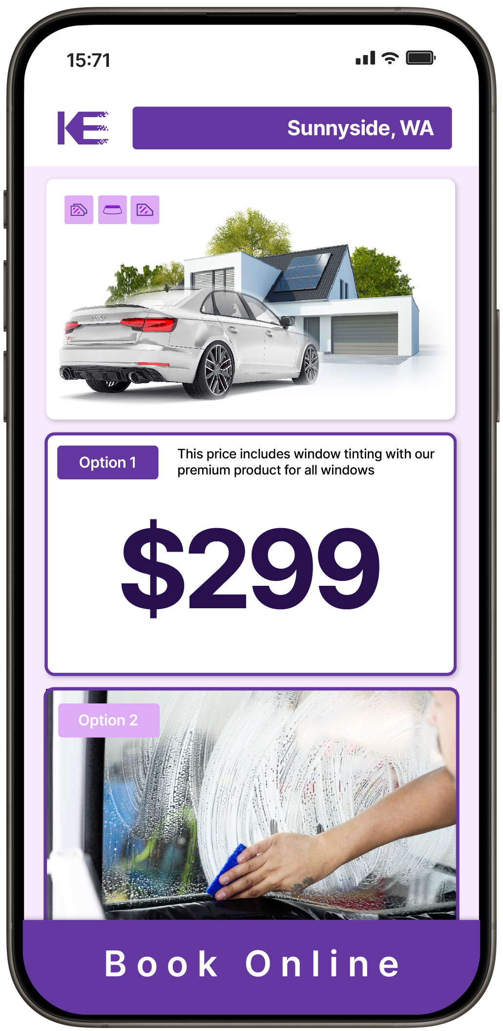 View Competitive Window Tinting Prices in Sunnyside, Washington