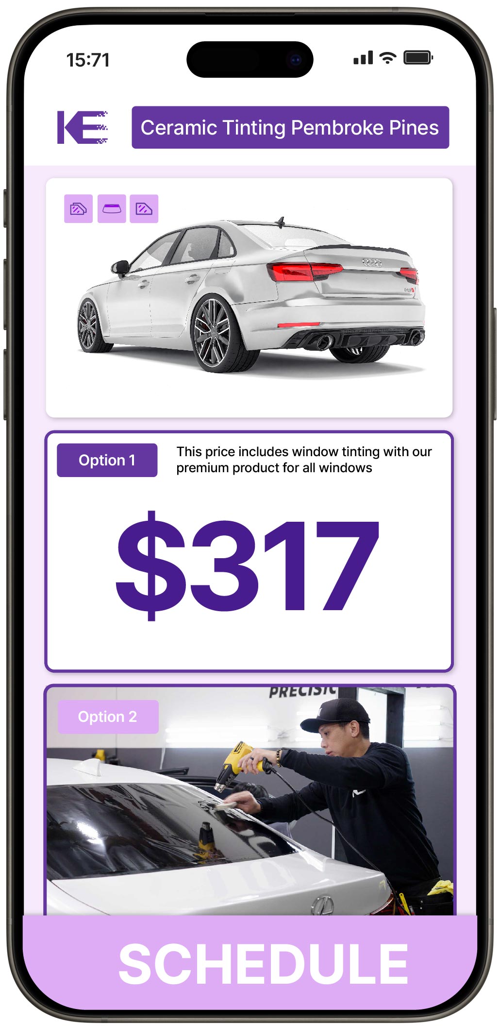View Competitive Ceramic Window Tinting Costs in Pembroke Pines, Florida