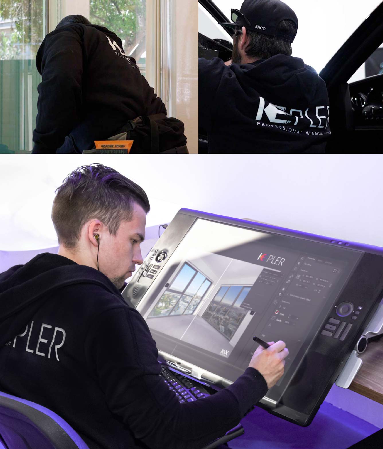 Kepler Specialist Performing Commercial Window Tinting in Grandville Grandville
