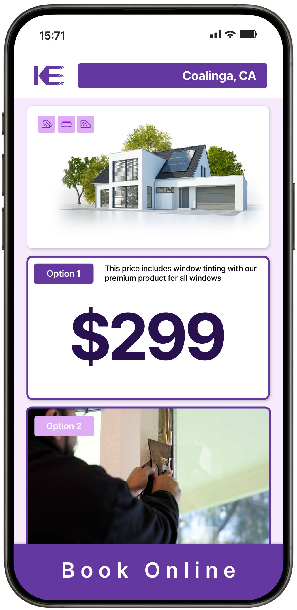 View Reasonable Home Window Tinting Prices in Coalinga, California
