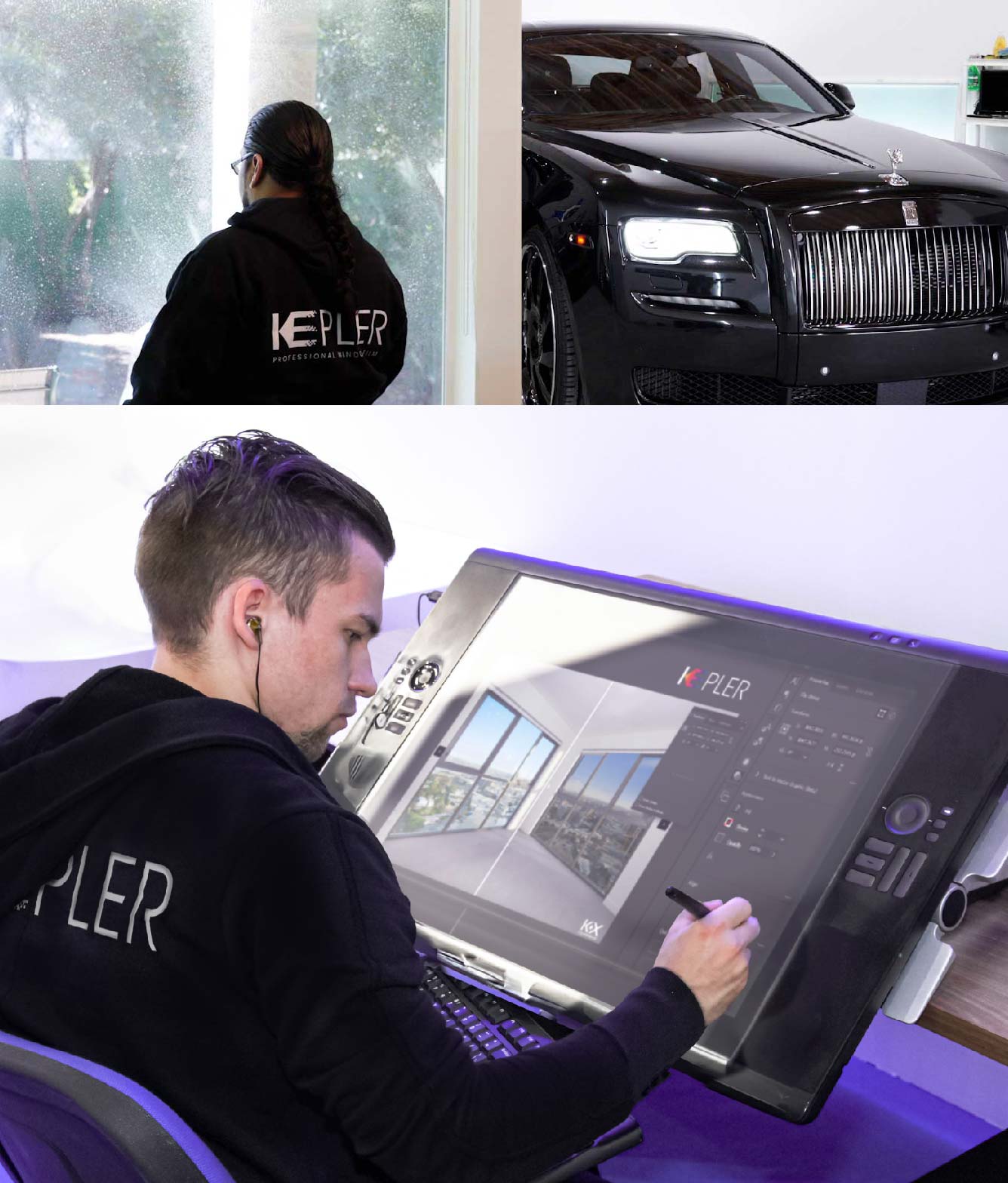 Kepler Specialist Performing Commercial Window Tinting in Lafayette Lafayette