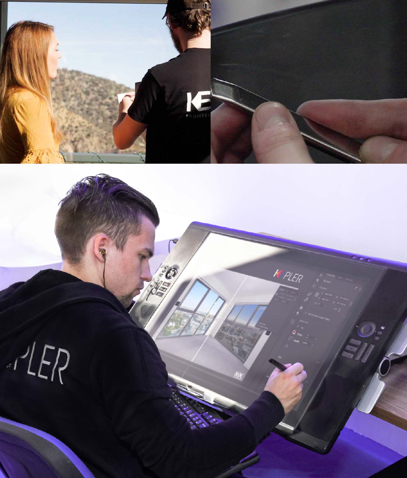 Kepler Specialist Performing Commercial Window Tinting in Sun City Sun City