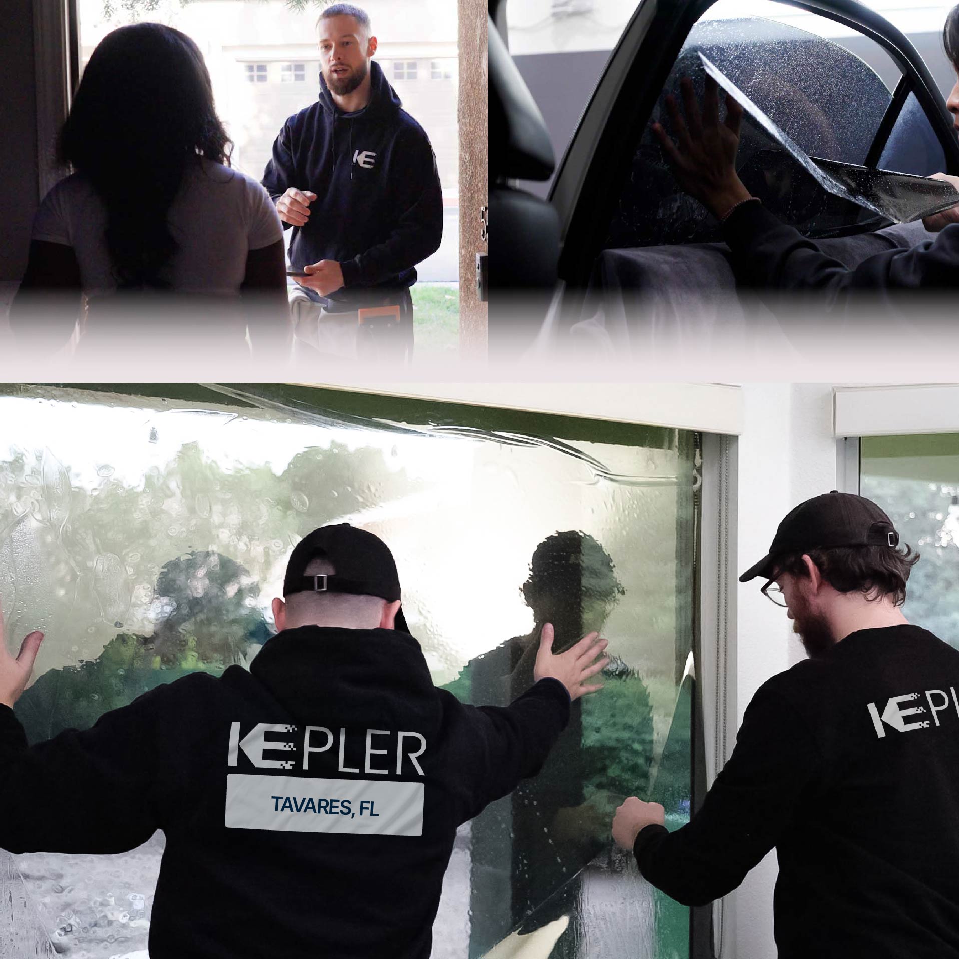 Kepler Specialist Performing Commercial Window Tinting in Tavares Tavares