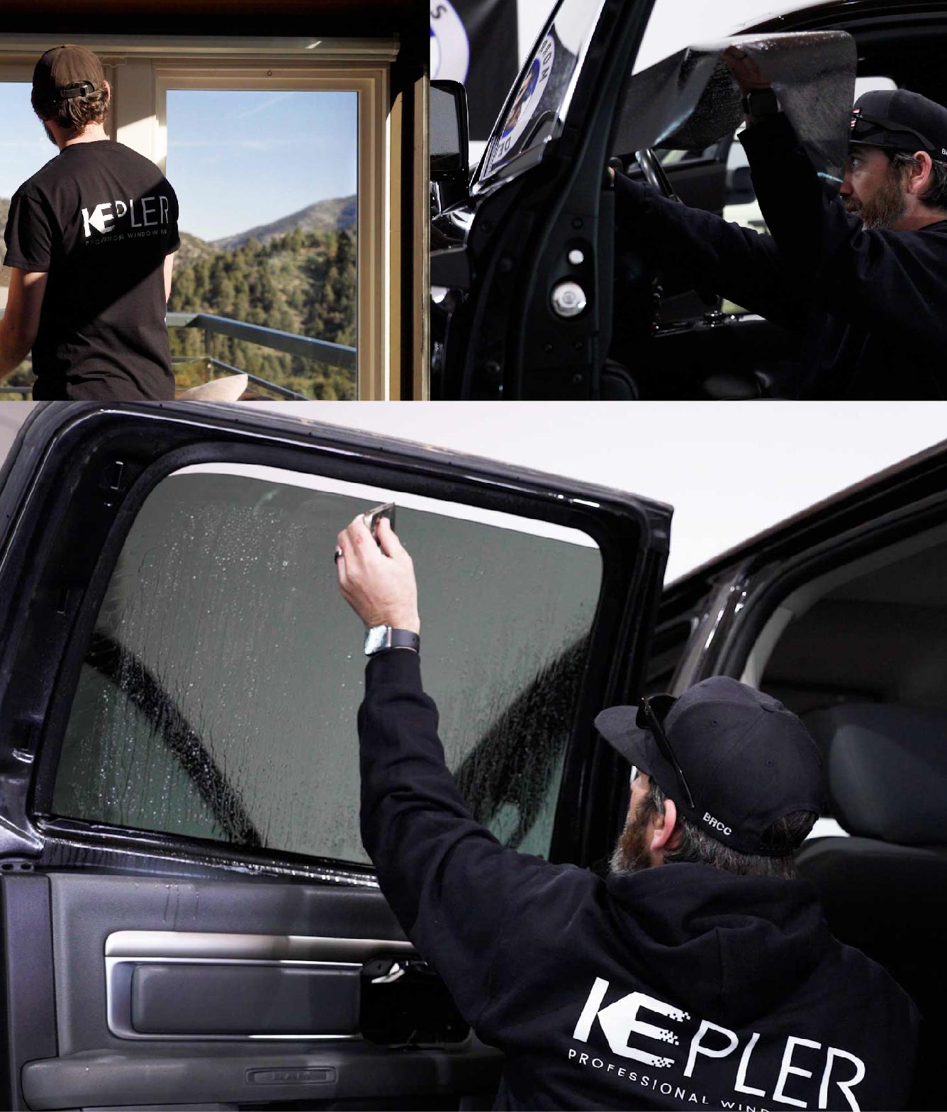 Kepler Window Tinting Specialists at Work in North Chili, New York