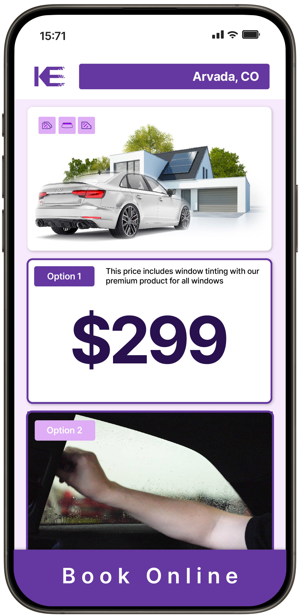 View Affordable Tesla Window Tinting Rates in Arvada, Colorado