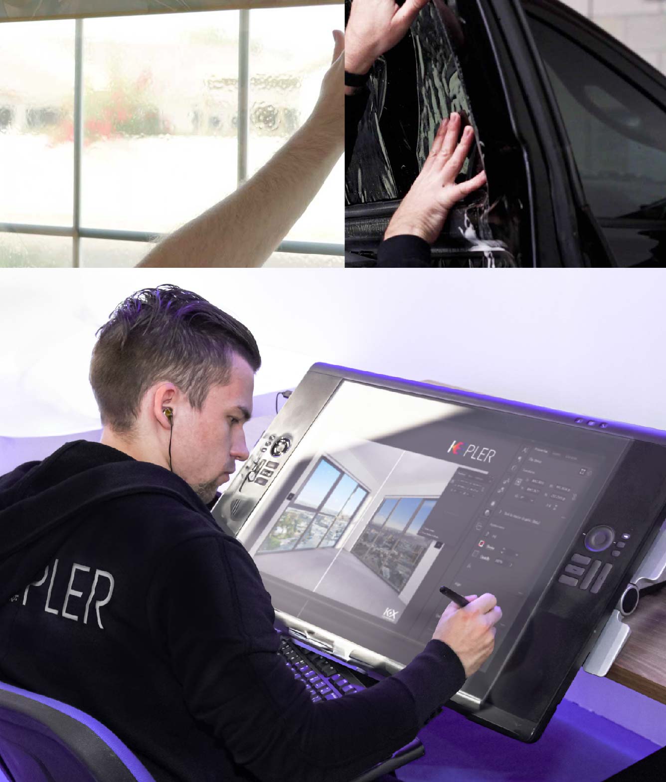 Kepler Specialist Performing Commercial Window Tinting in Troy Troy