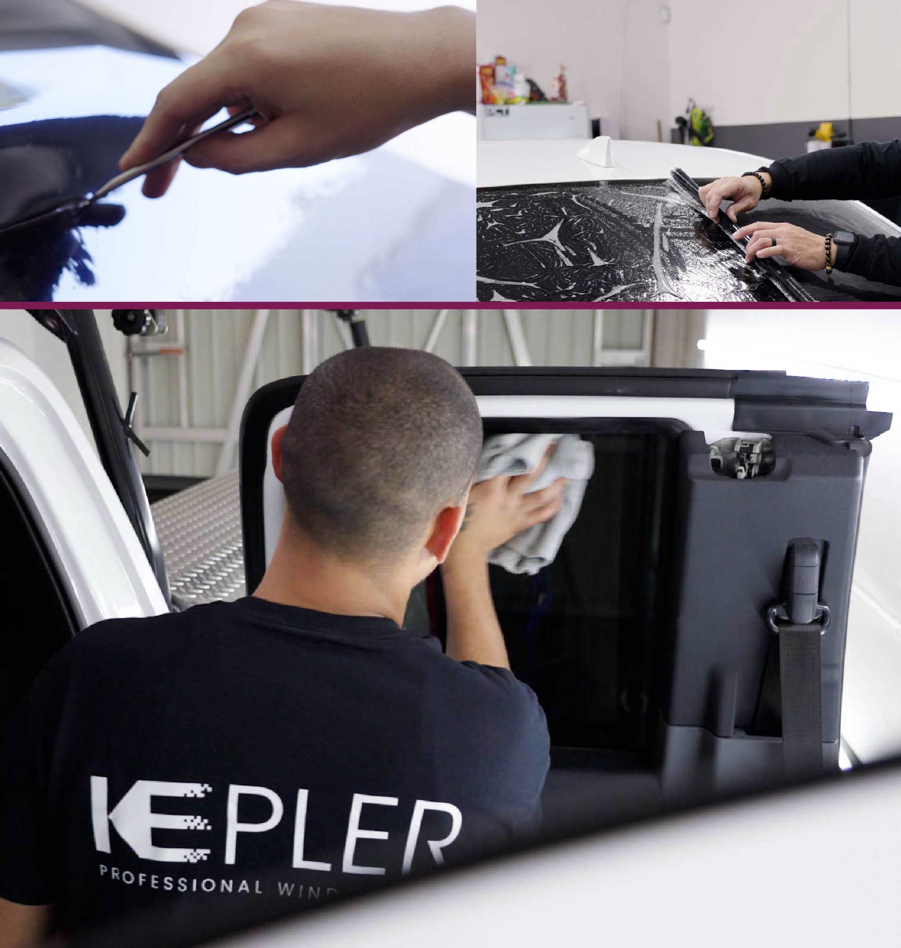 Kepler Dealer Installing Automotive Window Tint in Washington