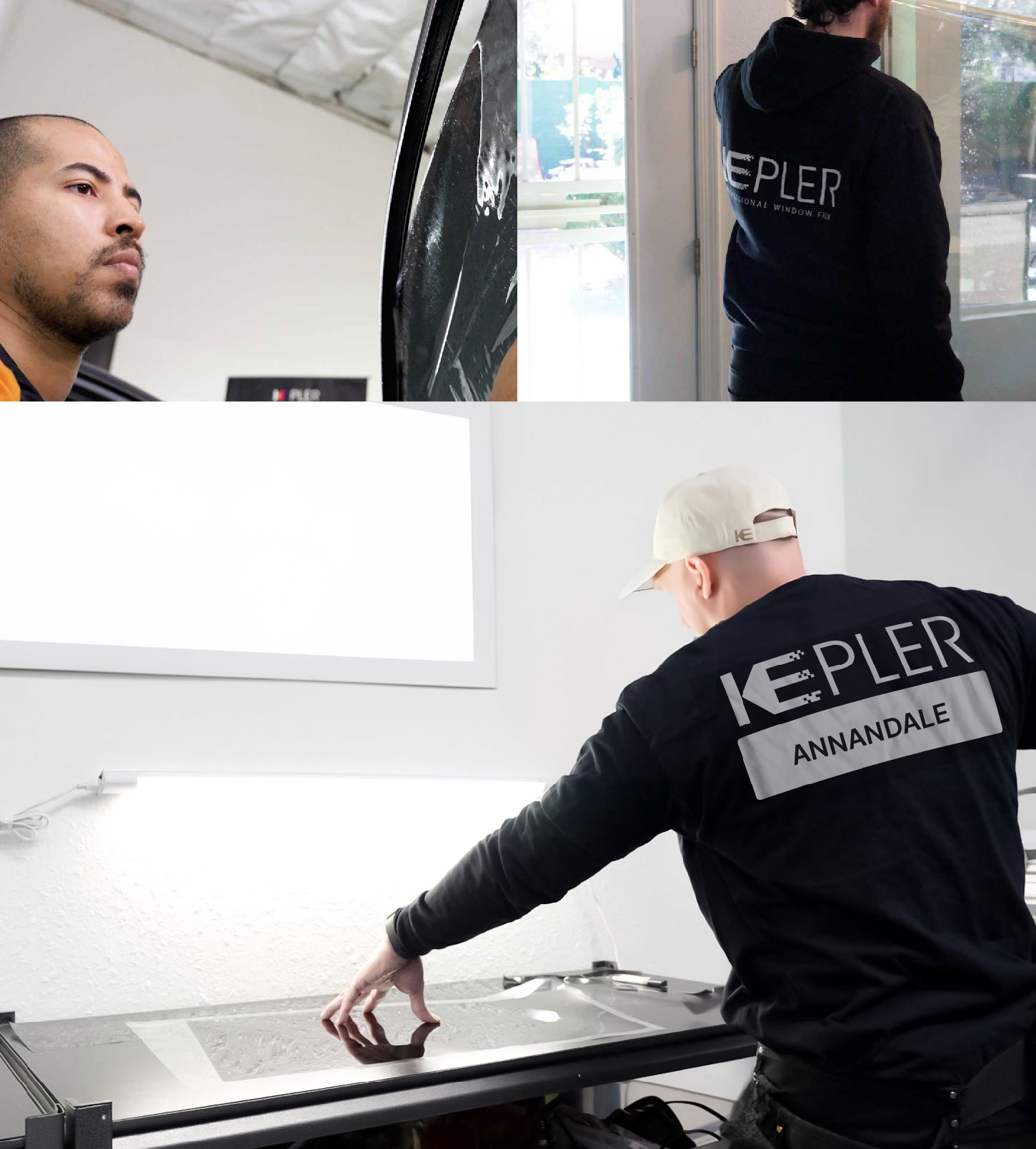 Window Tinting Specialist Cutting Film in Annandale, Virginia