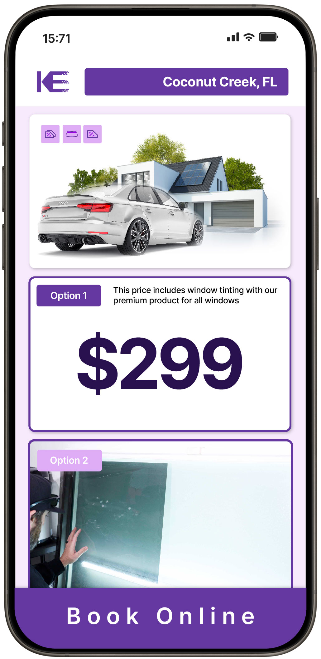 View Competitive Window Tinting Prices in Coconut Creek, Florida