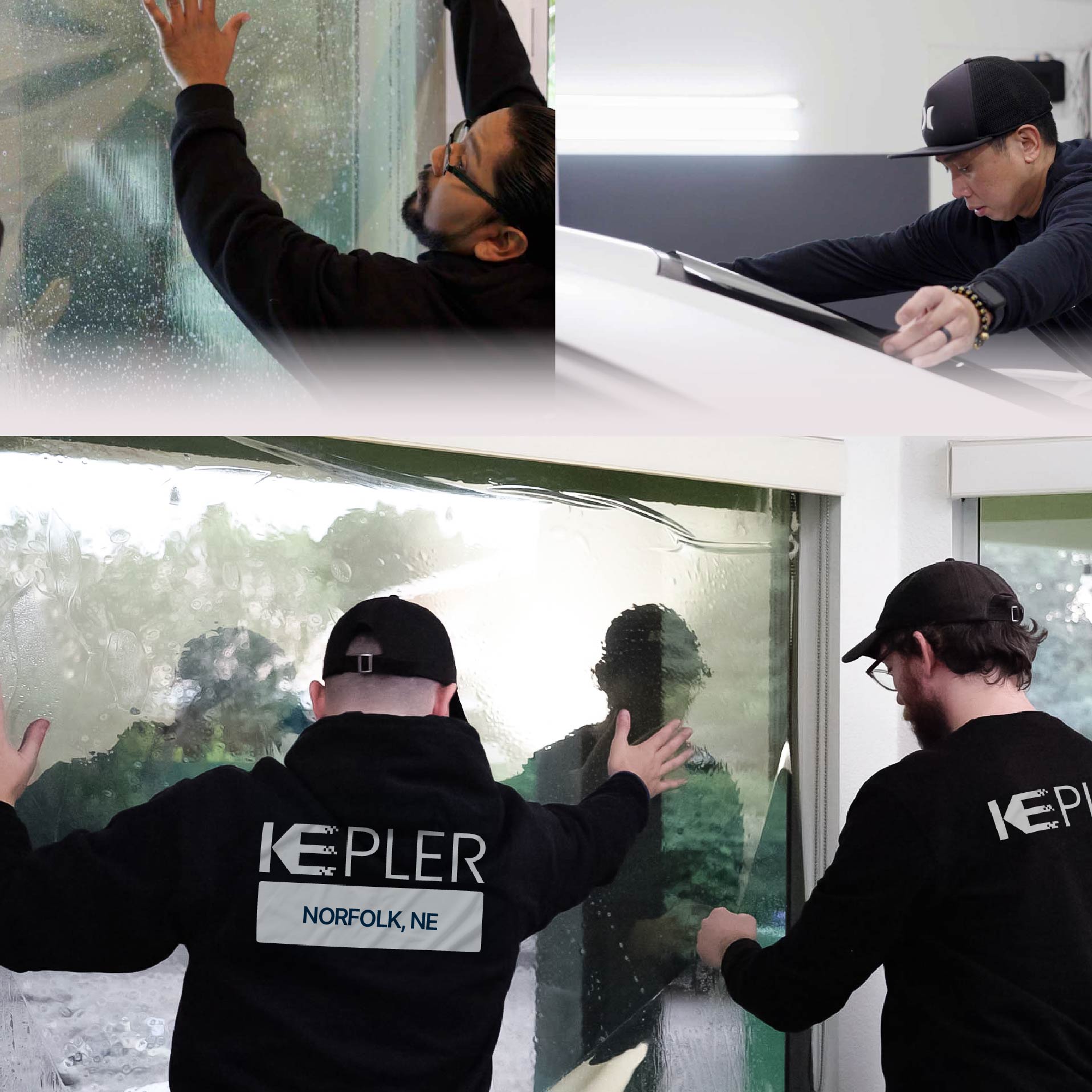 Kepler Specialist Performing Commercial Window Tinting in Norfolk Norfolk
