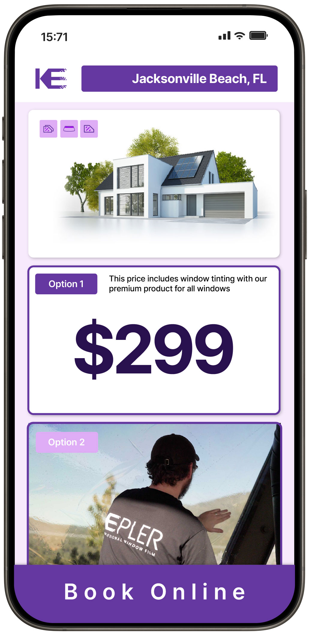 View Reasonable Home Window Tinting Costs in Jacksonville Beach, Florida
