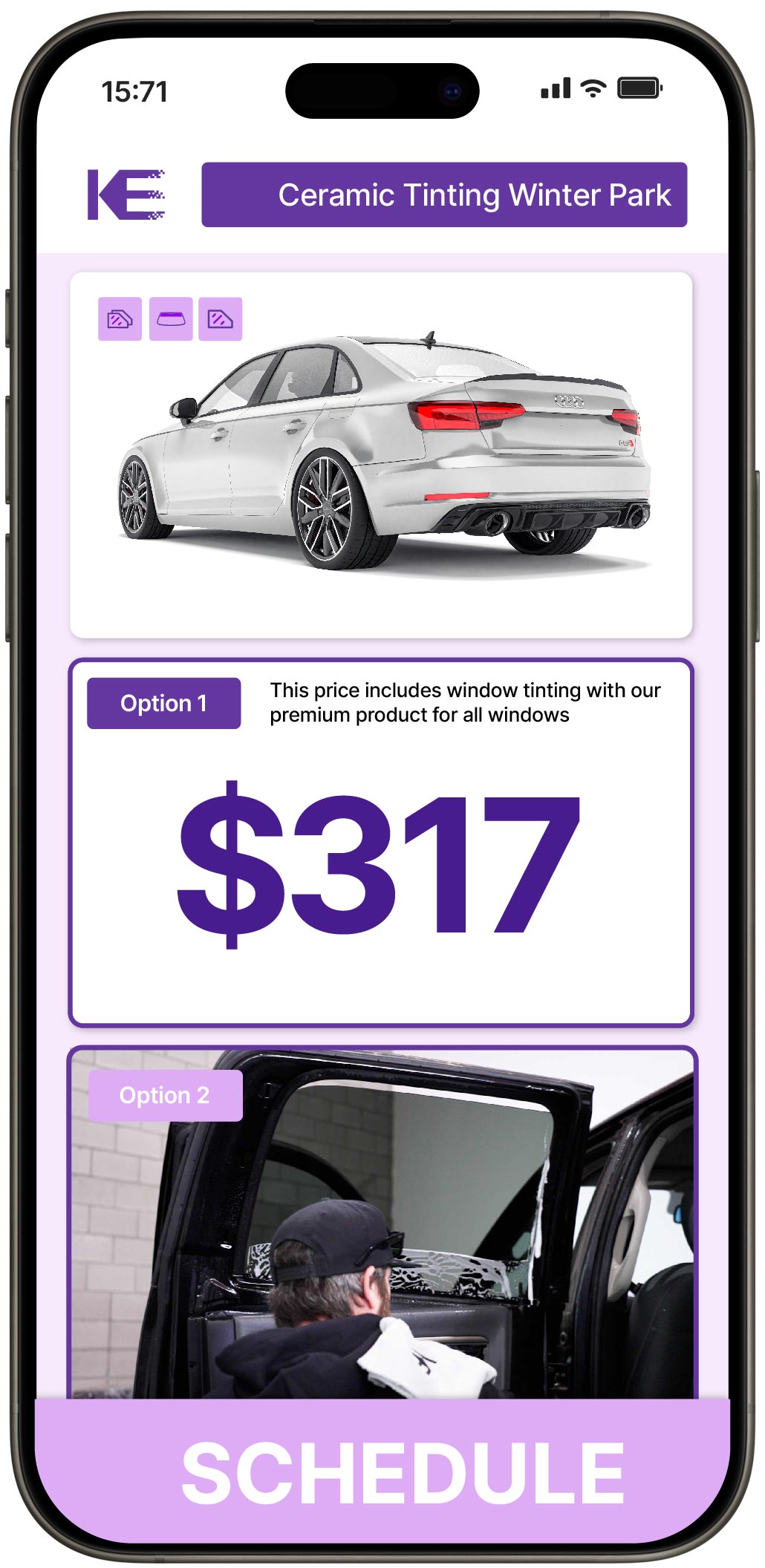 View Competitive Ceramic Window Tinting Rates in Winter Park, Florida