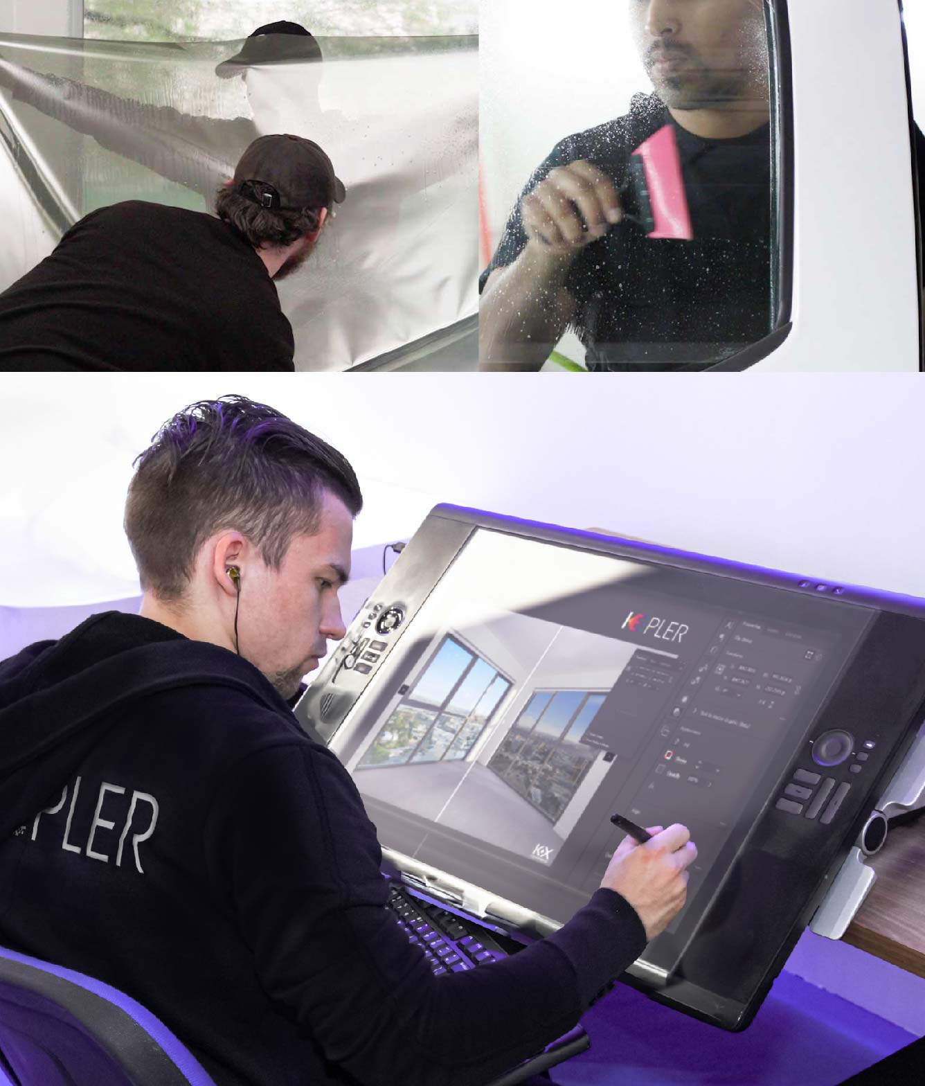 Kepler Specialist Performing Commercial Window Tinting in Ridgeland Ridgeland