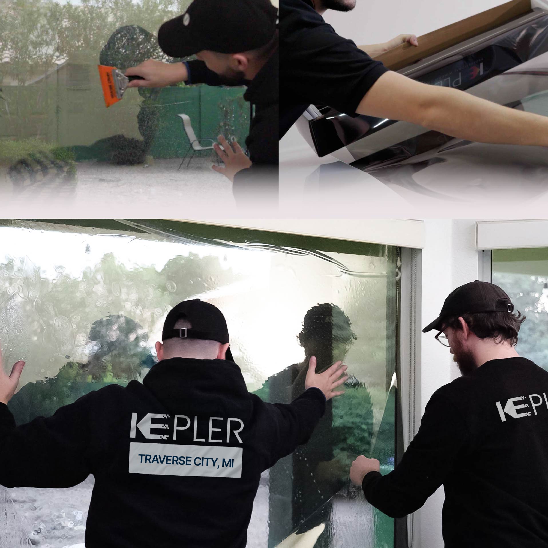 Kepler Specialist Performing Commercial Window Tinting in Traverse City Traverse City
