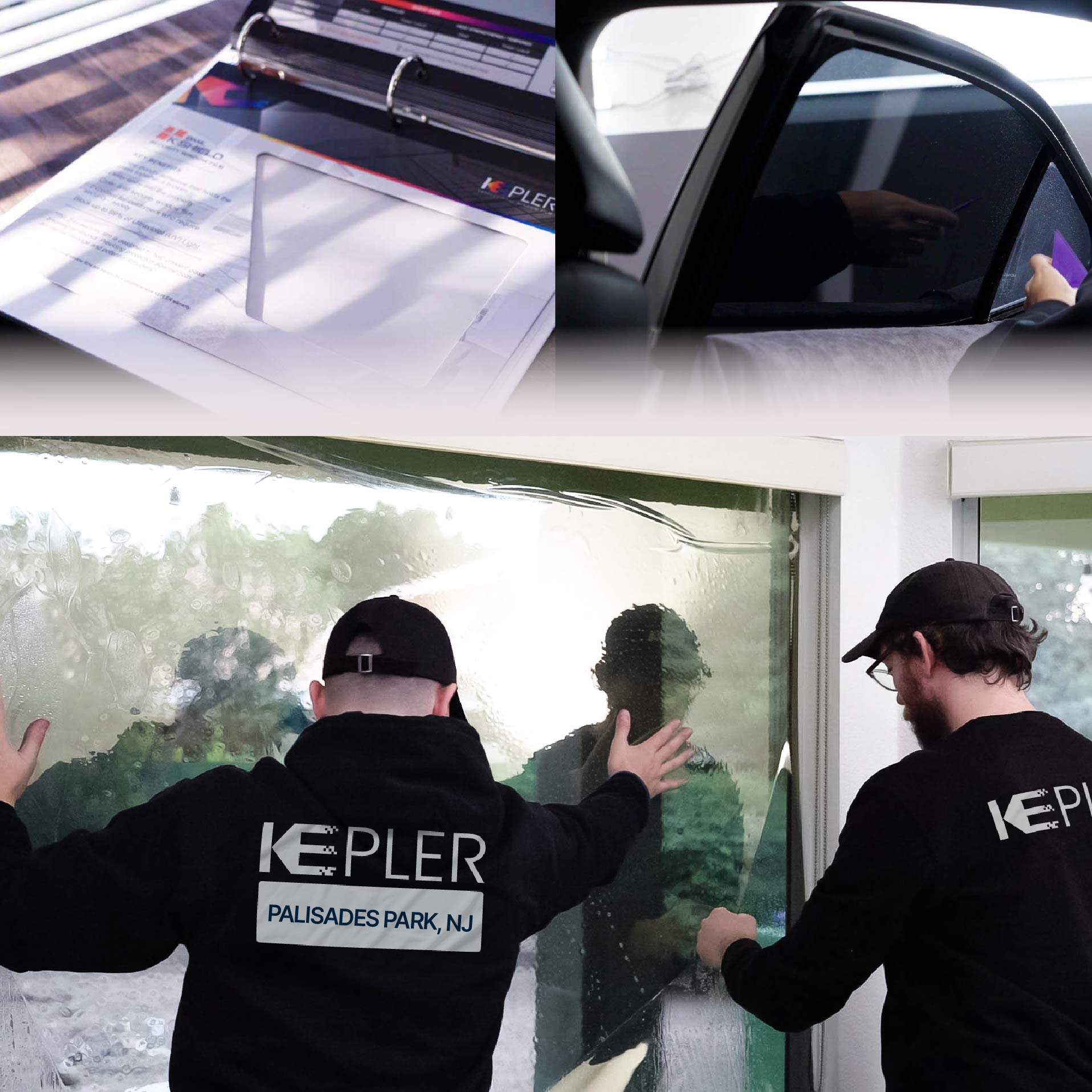 Kepler Specialist Performing Commercial Window Tinting in Palisades Park Palisades Park
