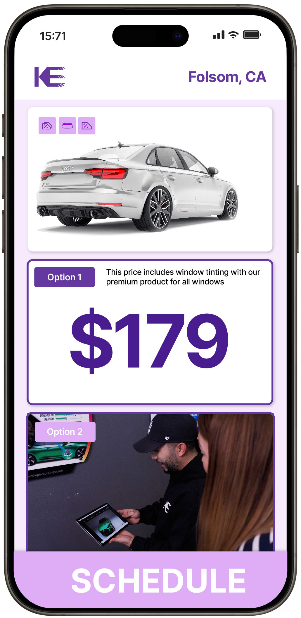 View Affordable Car Window Tinting Costs in Folsom, California