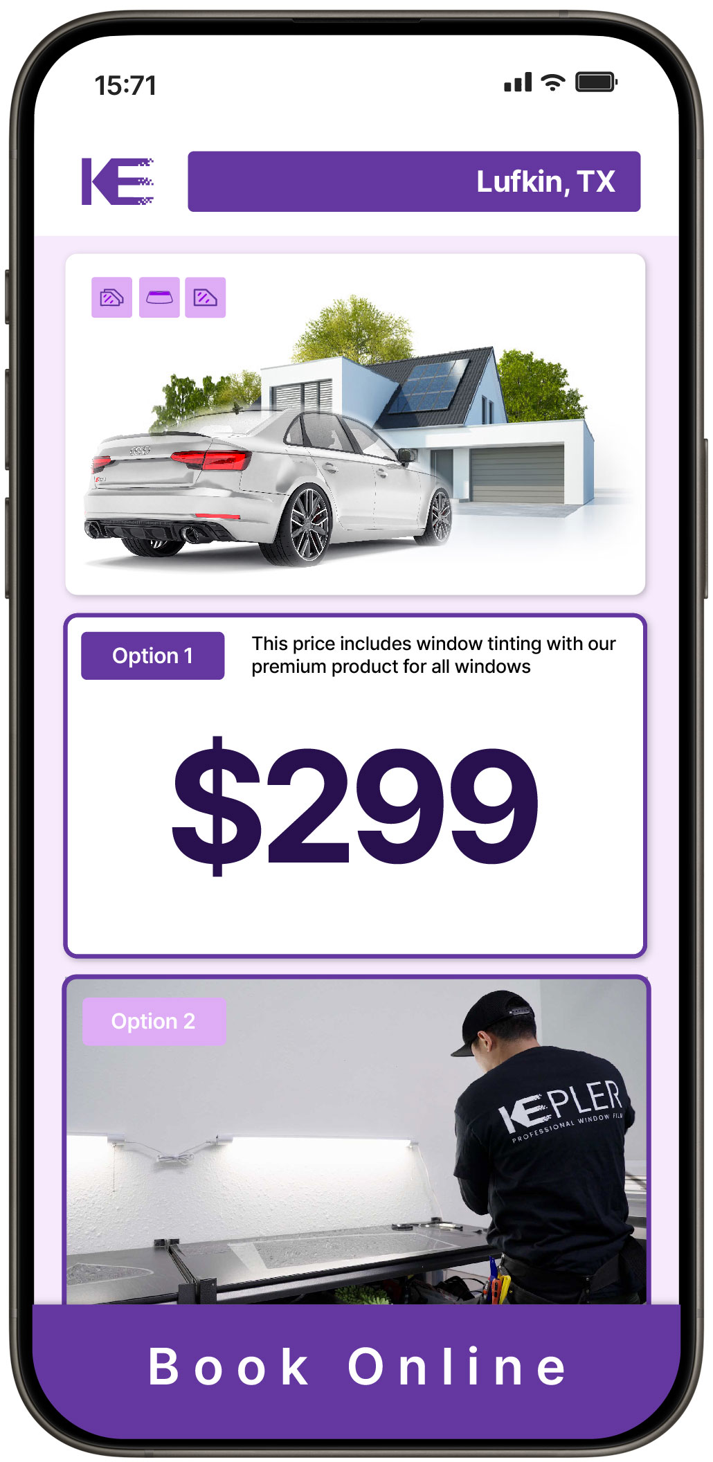 View Competitive Tesla Window Tinting Costs in San Benito, Texas