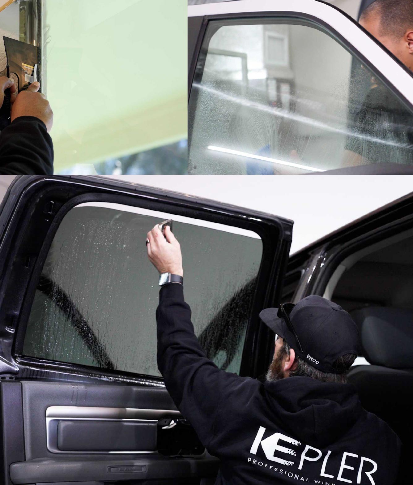 Kepler Window Tinting Specialists at Work in Marina, California