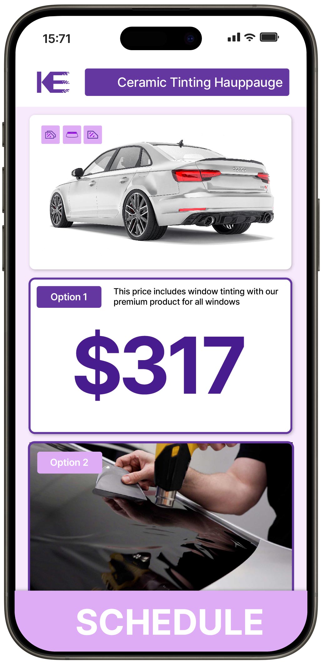 View Affordable Ceramic Window Tinting Rates in Hauppauge, New York
