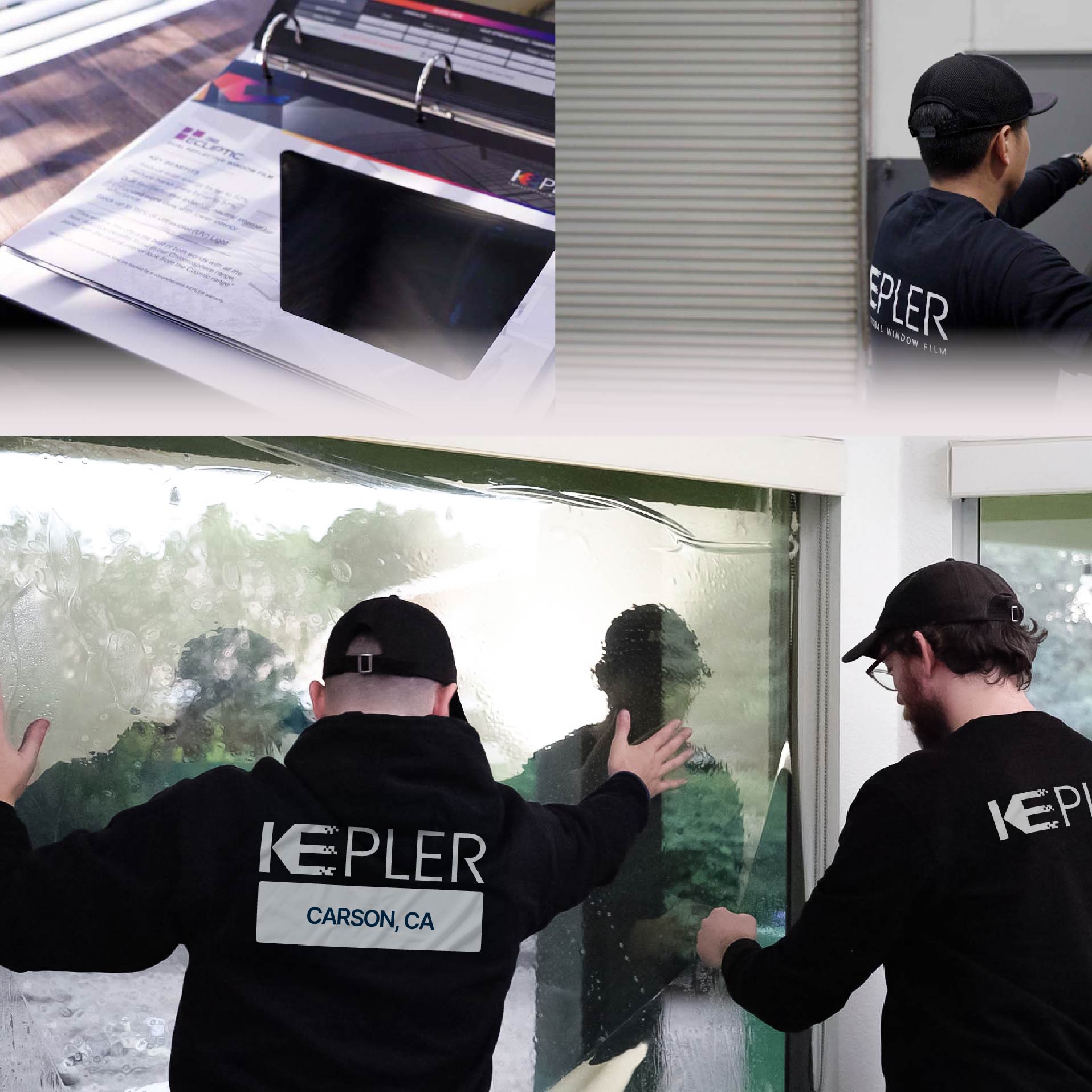 Kepler Specialist Performing Commercial Window Tinting in Carson Carson
