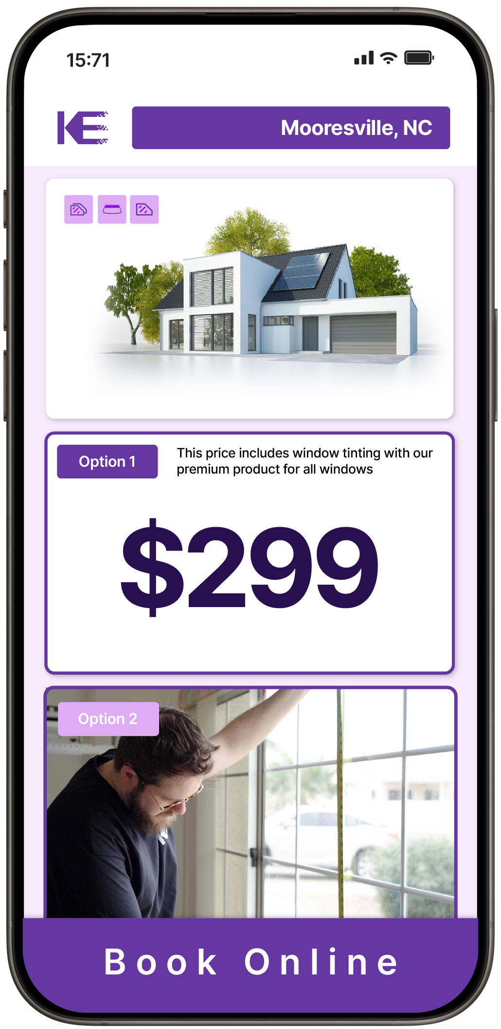 View Competitive Home Window Tinting Prices in Mooresville, North Carolina