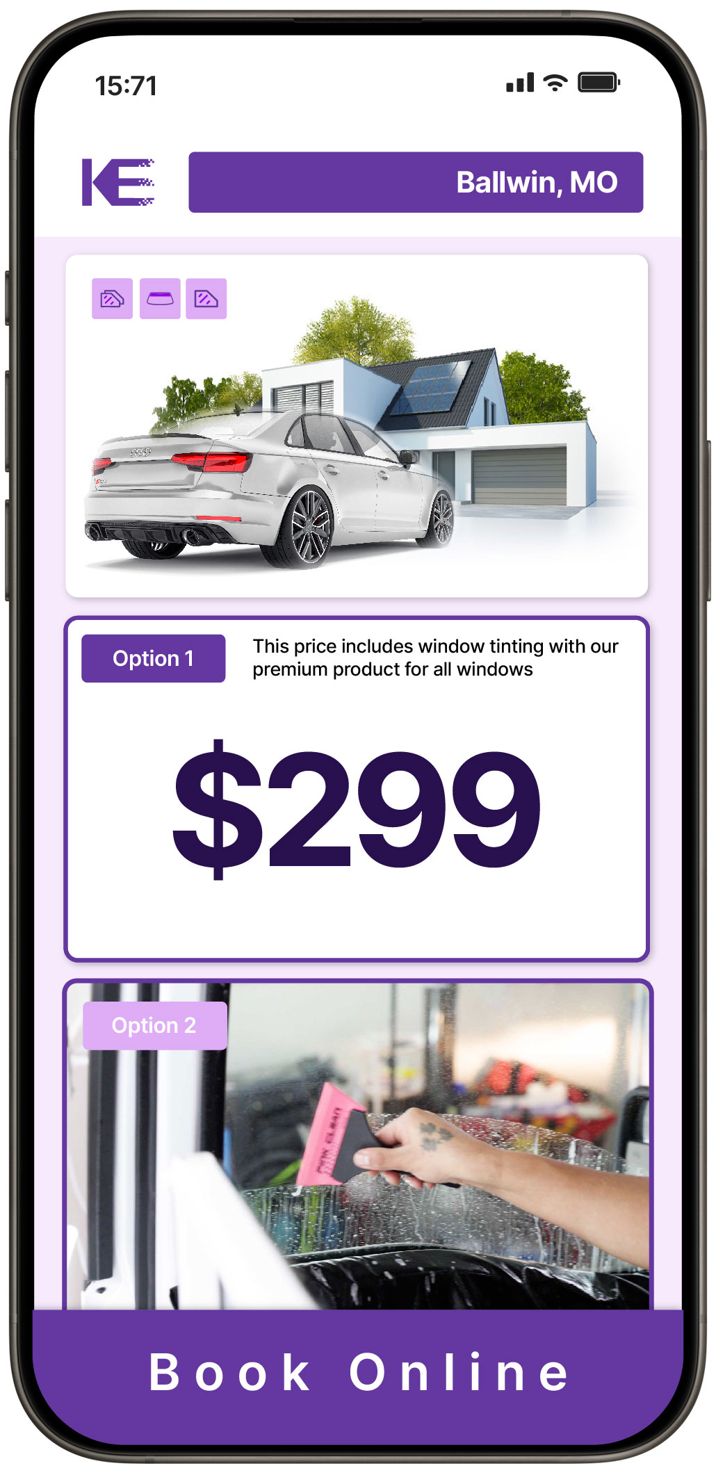 View Affordable Tesla Window Tinting Rates in Kirksville, Missouri