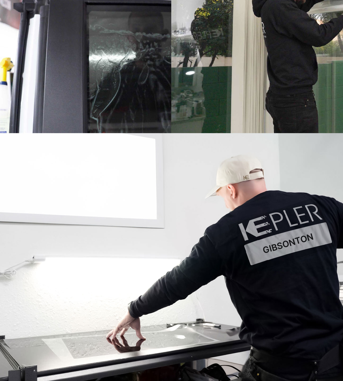 Window Tinting Specialist Cutting Film in Gibsonton, Florida