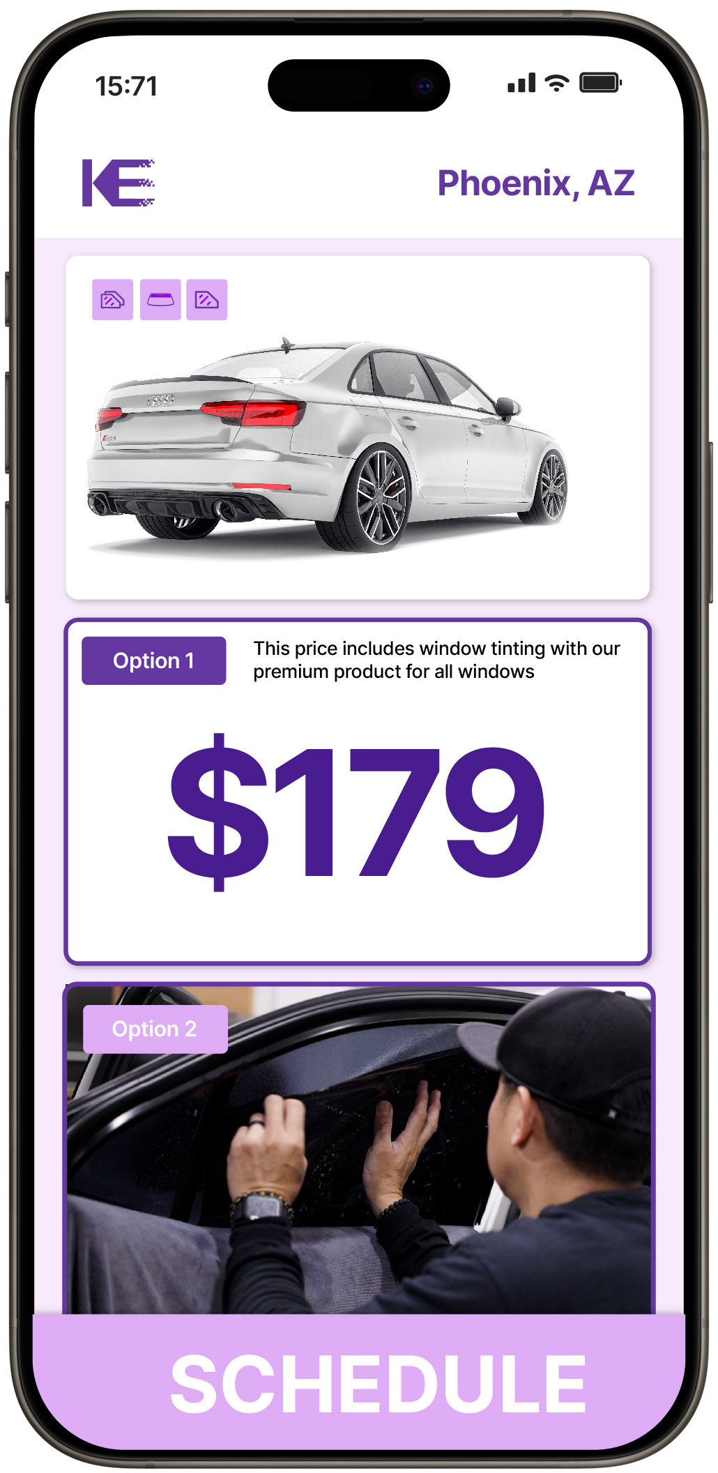 View Competitive Car Window Tinting Prices in Phoenix, Arizona