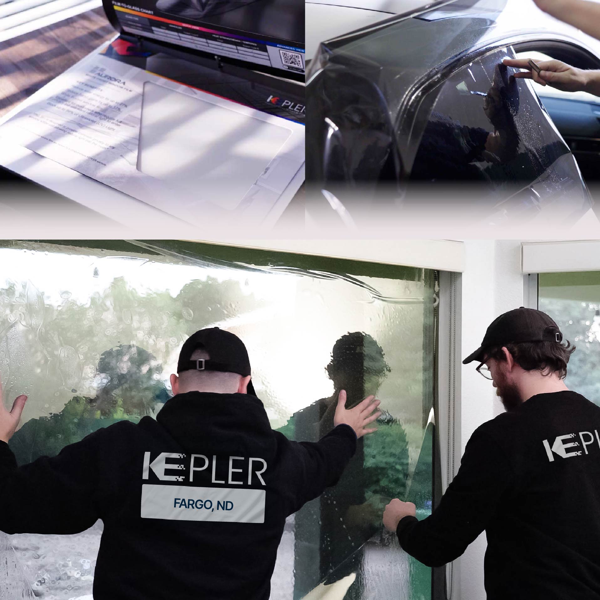 Kepler Specialist Performing Commercial Window Tinting in Fargo Fargo