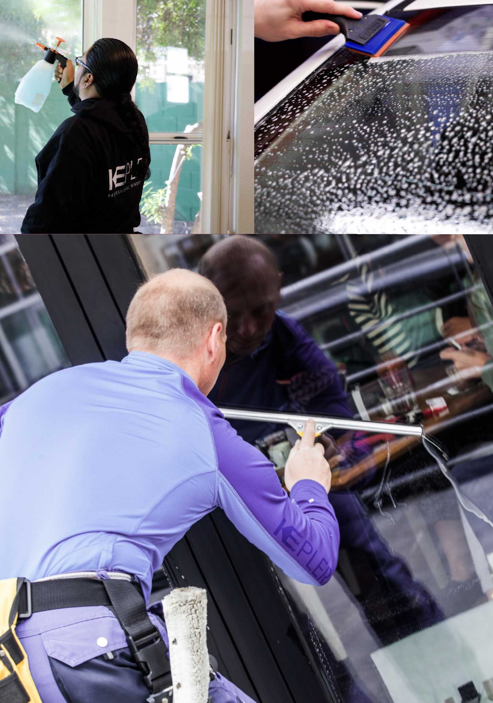 Kepler Professional Applying Anti-Graffiti Window Film to a Perth Amboy Shop Front