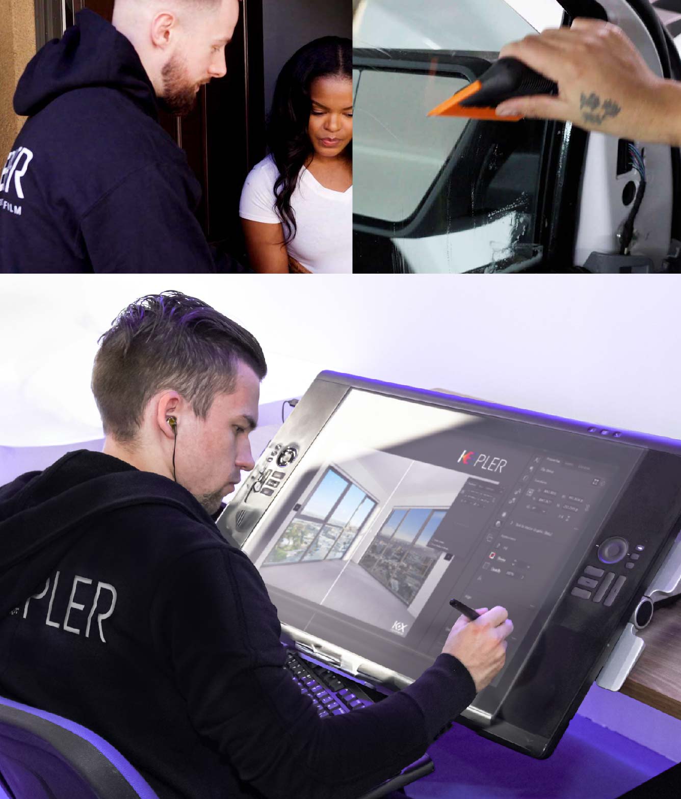 Kepler Specialist Performing Commercial Window Tinting in Columbus Columbus