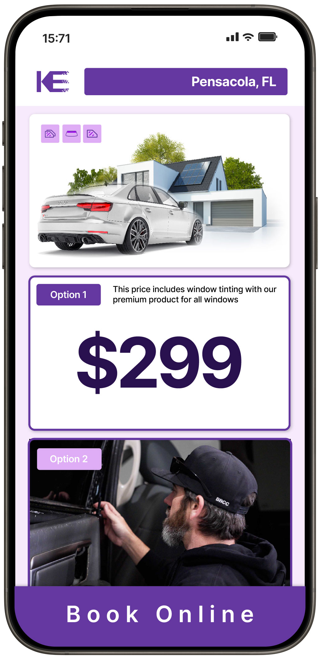 View Competitive Window Tinting Prices in Pensacola, Florida
