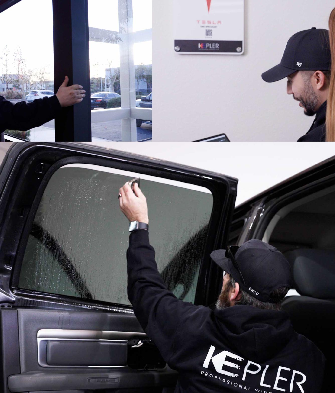 Kepler Window Tinting Specialists at Work in West Henrietta, New York