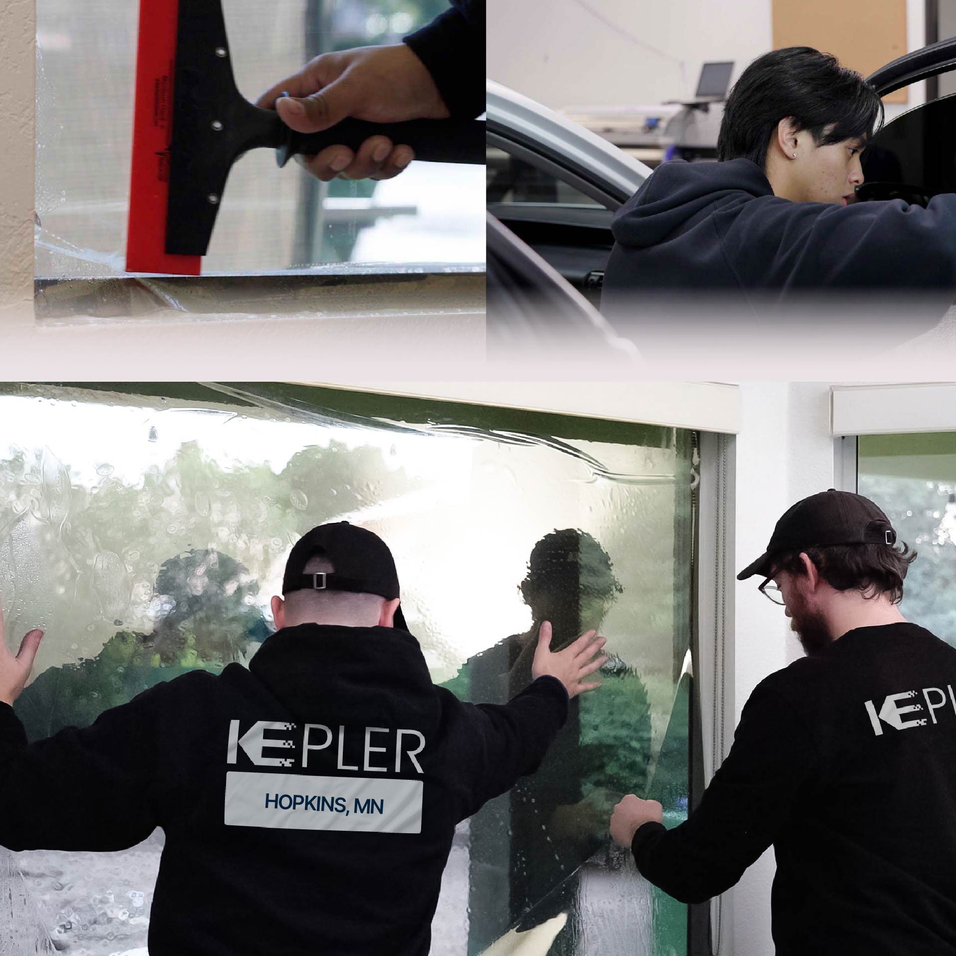 Kepler Specialist Performing Commercial Window Tinting in Hopkins Hopkins