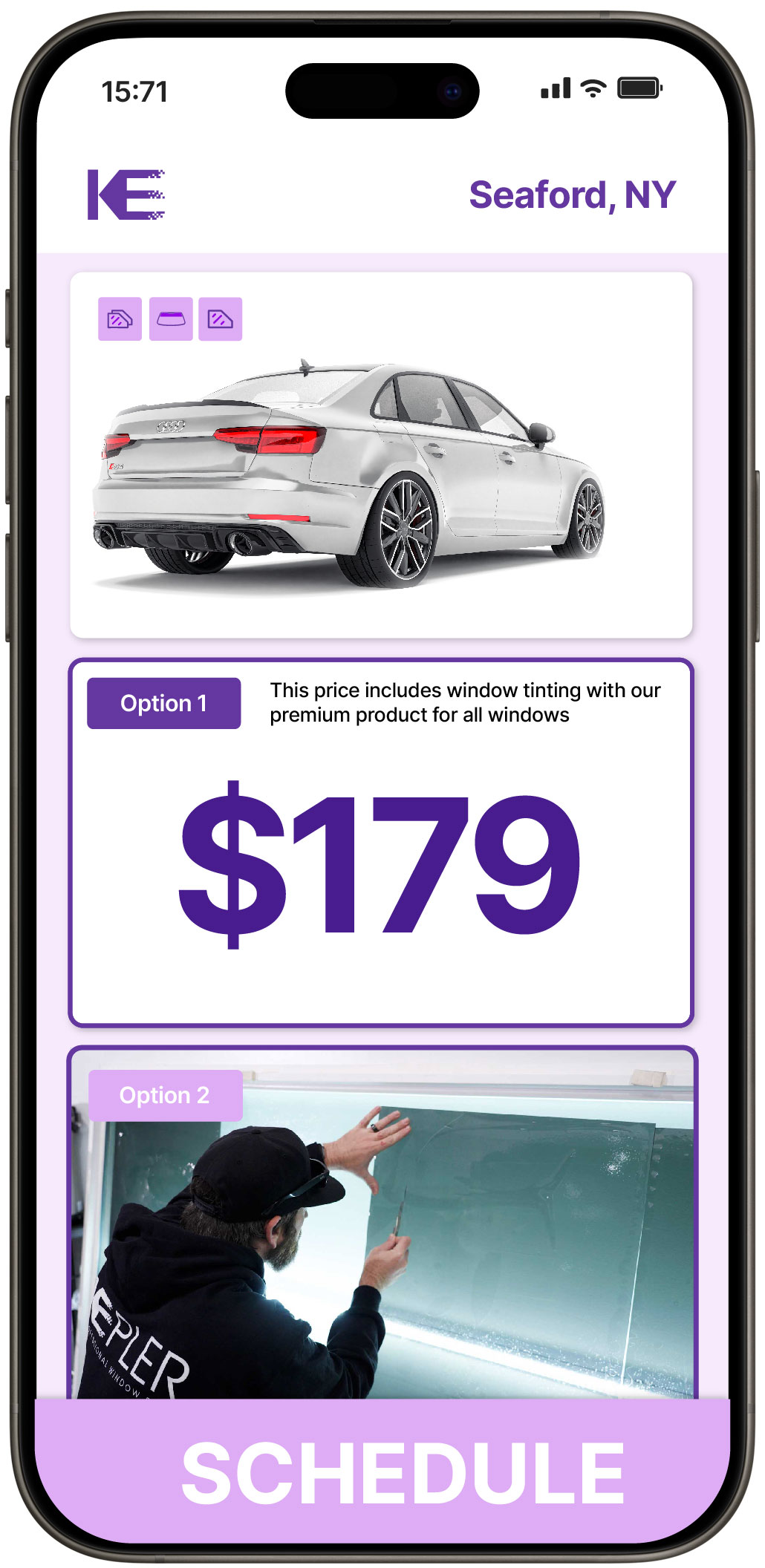 View Affordable Car Window Tinting Prices in Seaford, New York